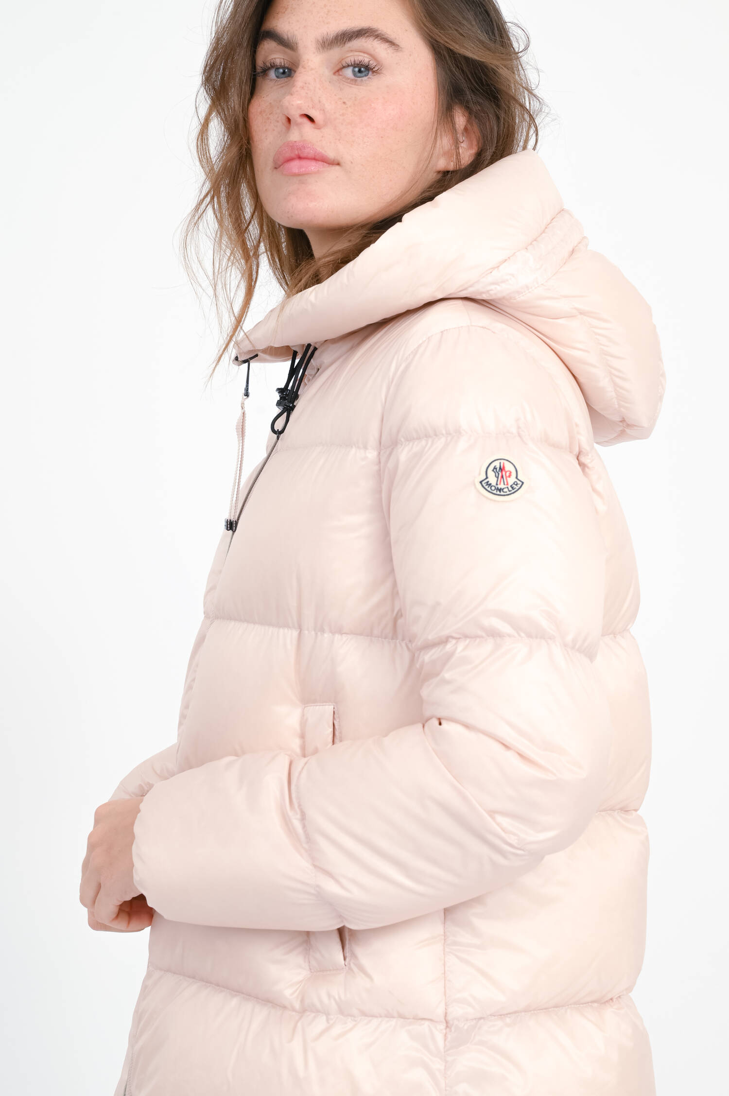 Daunenjacke SERITTES mit Kapuze in Rose