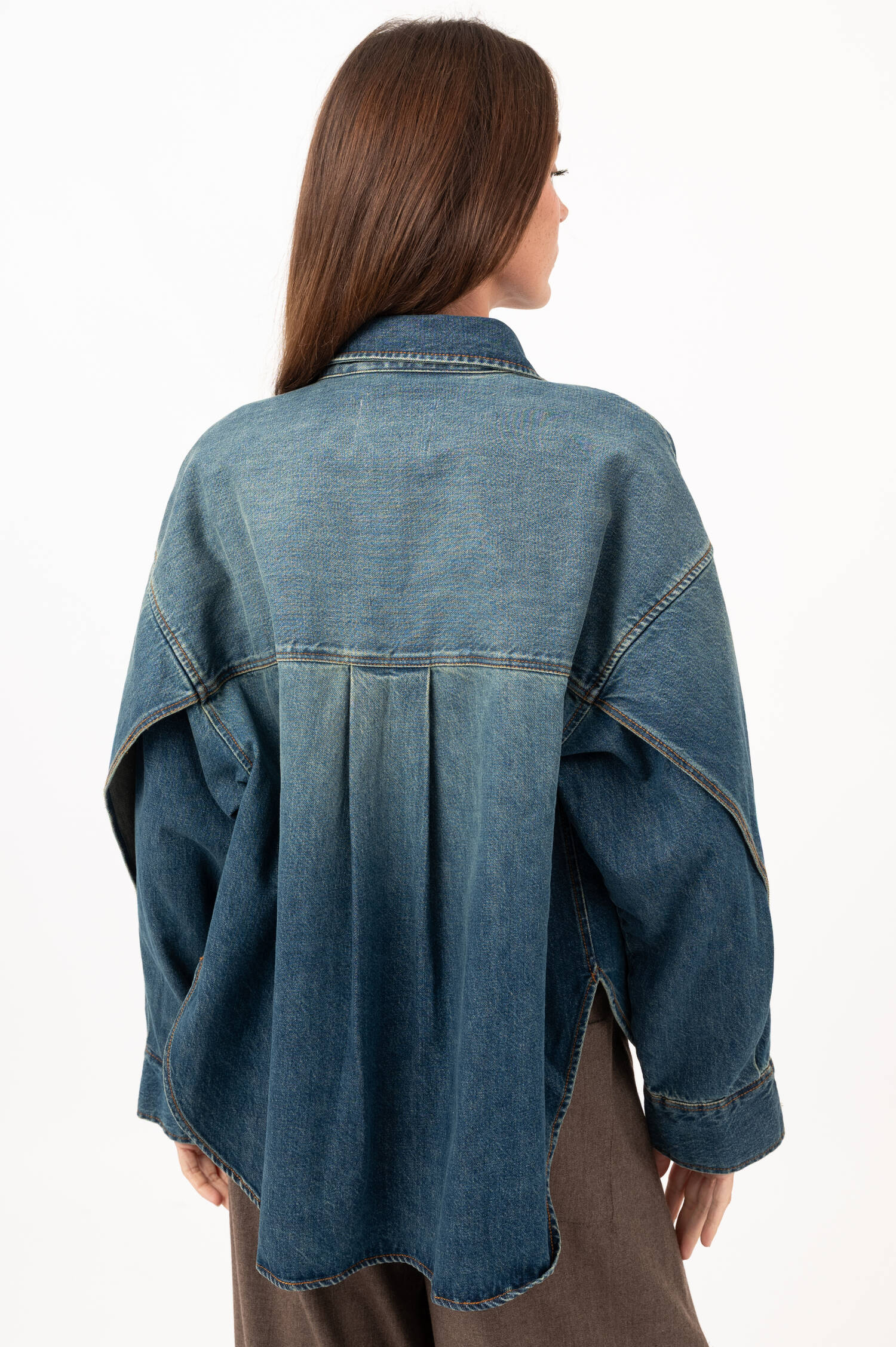 Denim-Overshirt in Dunkelblau Denim-Overshirt in Dunkelblau