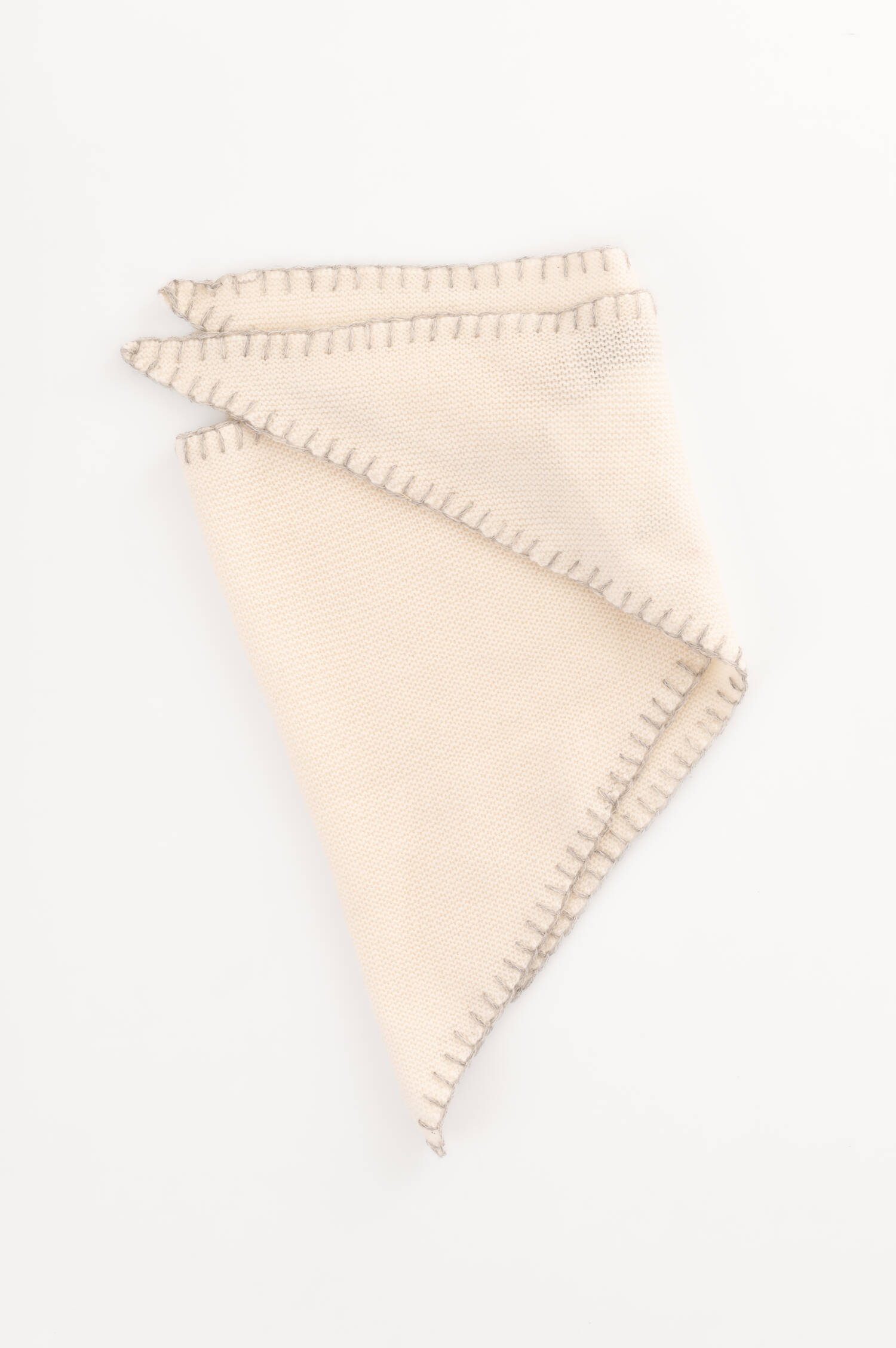 Woll-Cashmere-Dreieckstuch in Beige Woll-Cashmere-Dreieckstuch in Beige