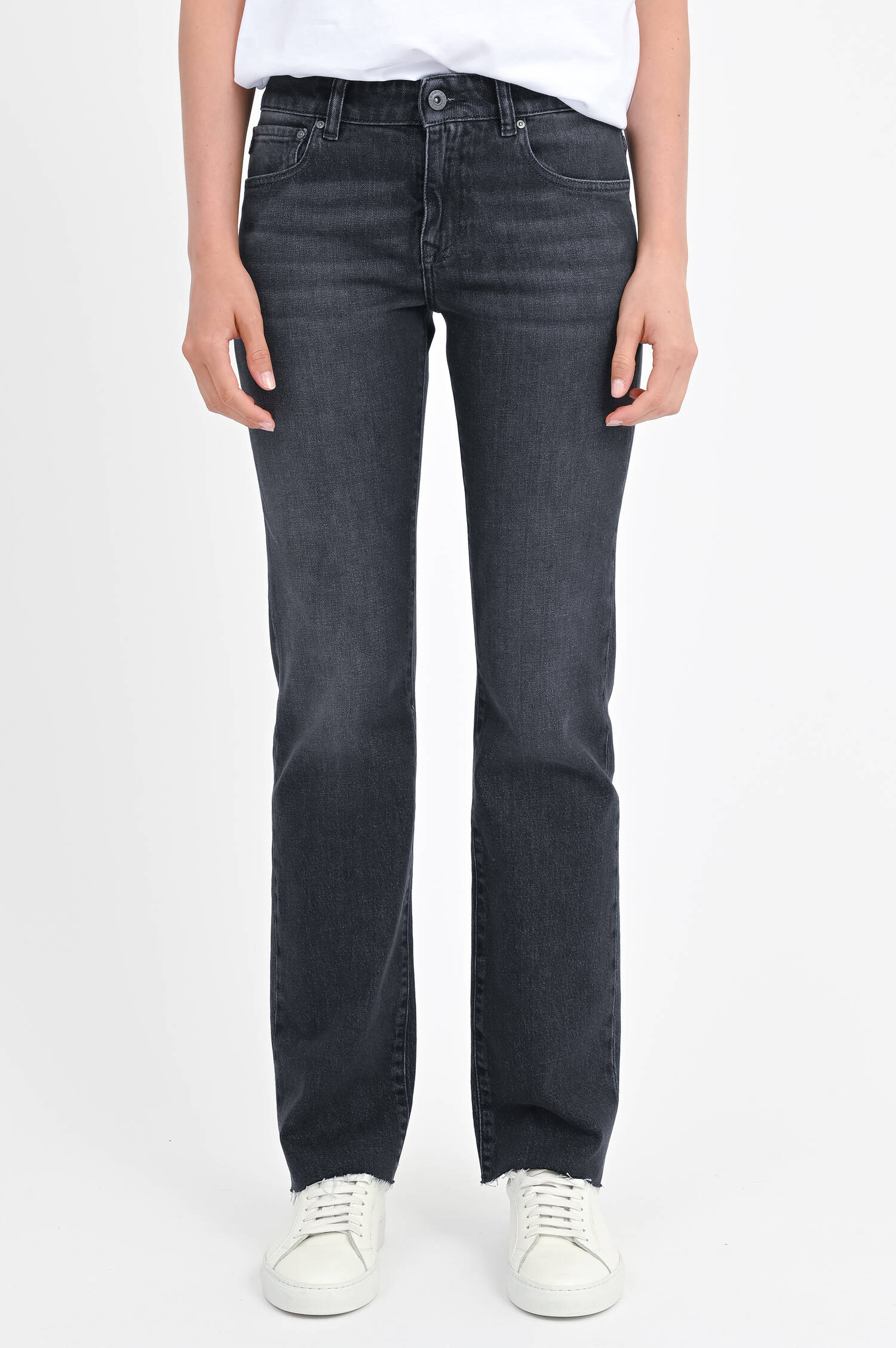 Straight Jeans URSULA in Vintage Grey