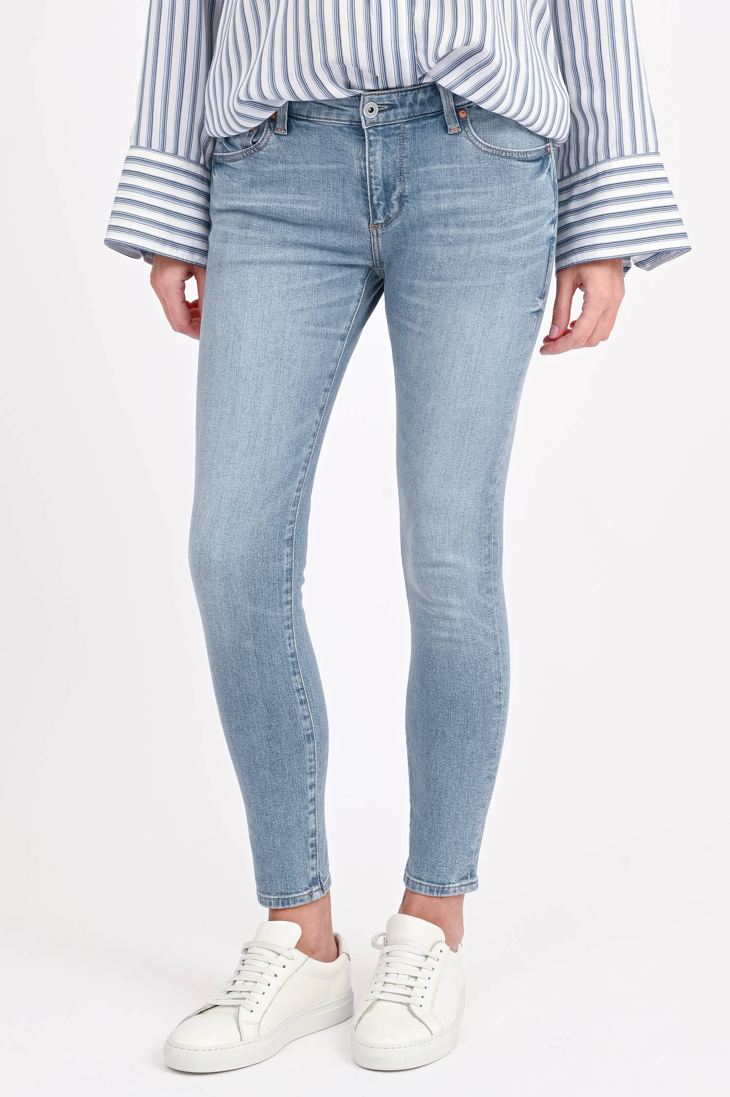 Slim Fit Jeans in Hellblau