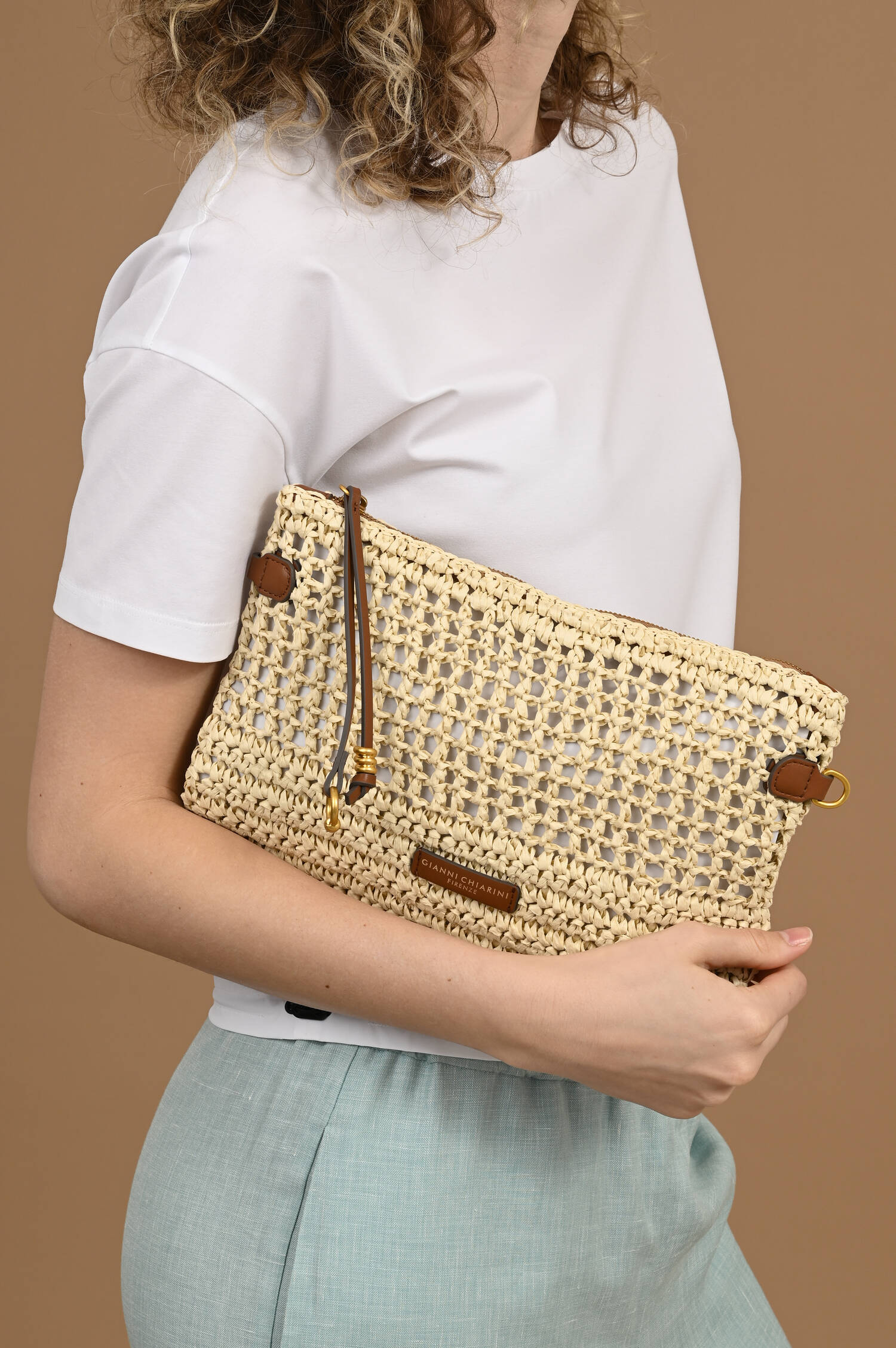 Clutch Tasche NEFELI in Beige Clutch Tasche NEFELI in Beige