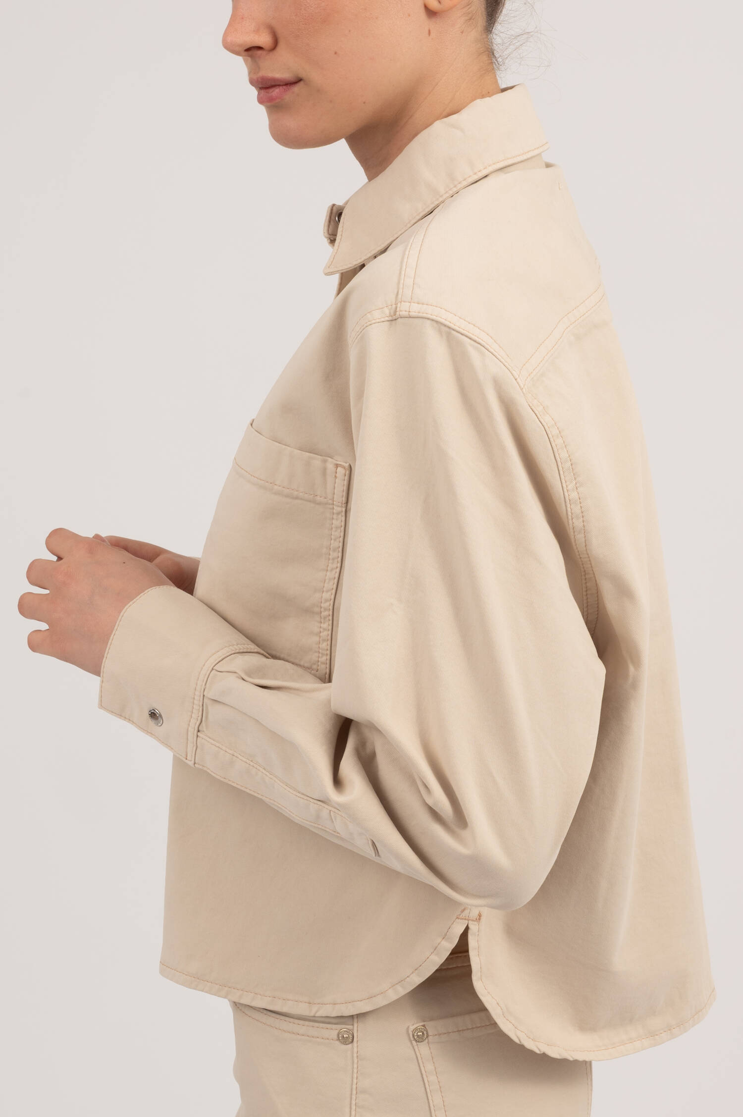 Bluse IVY SHIRT in Creme