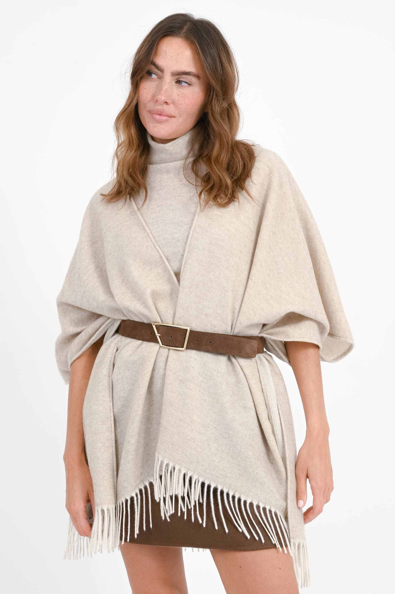 Cashmere-Cape/Poncho in Natur Cashmere-Cape/Poncho in Natur