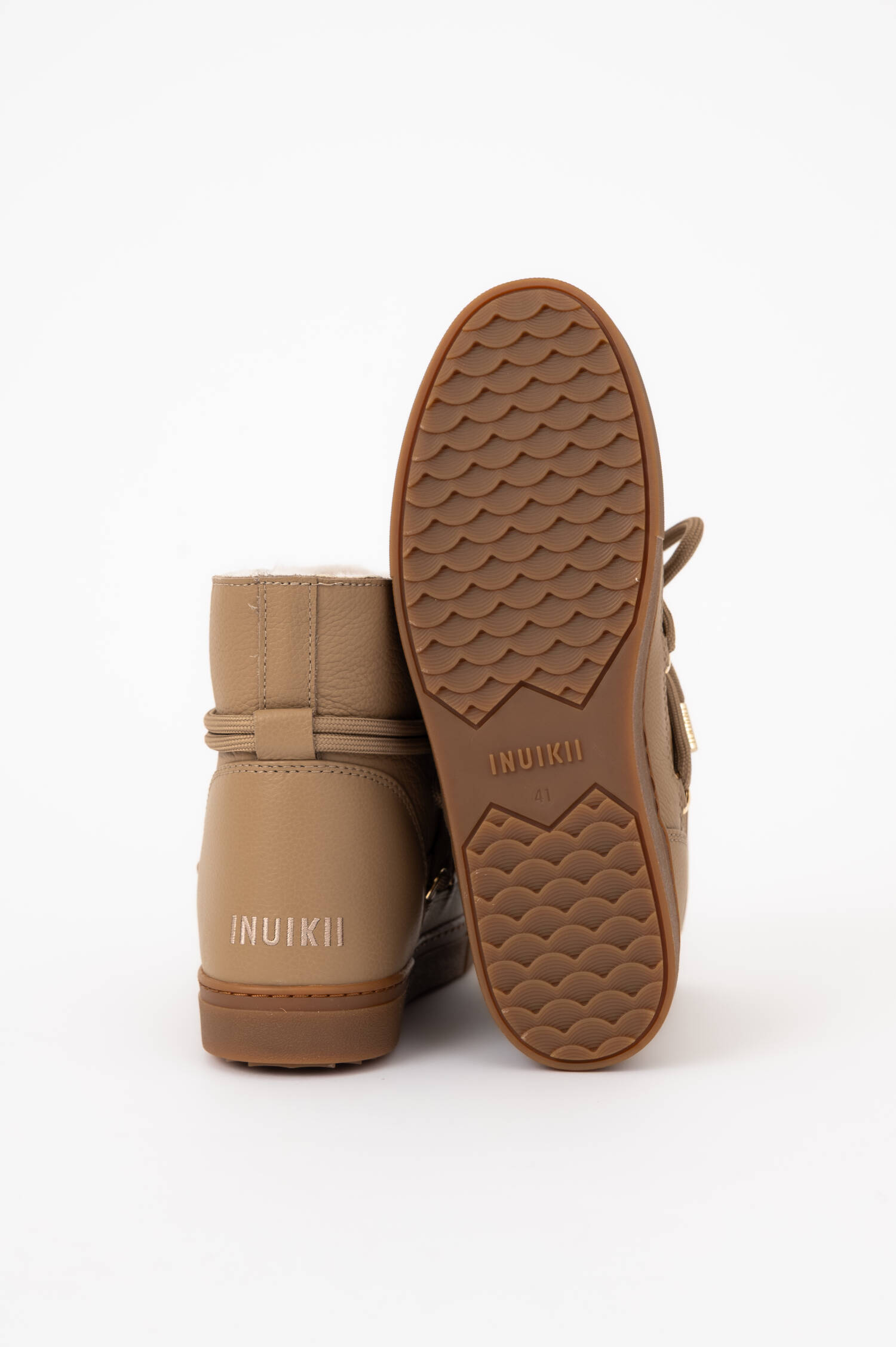 Winterlederschuhe FULL LEATHER in Beige