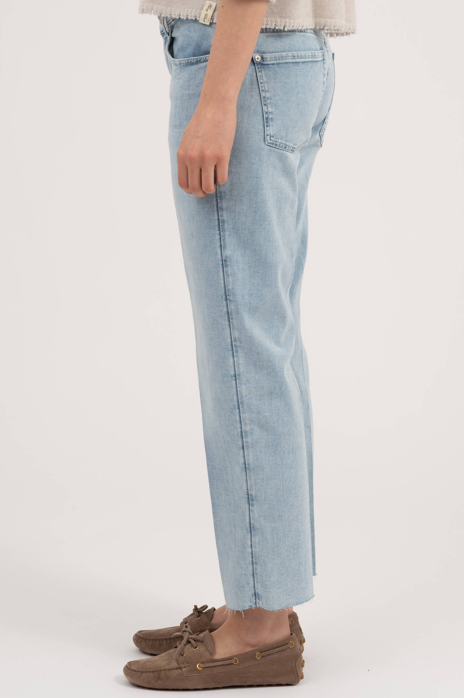 Straight Ankle Jeans CALIE in Hellblau