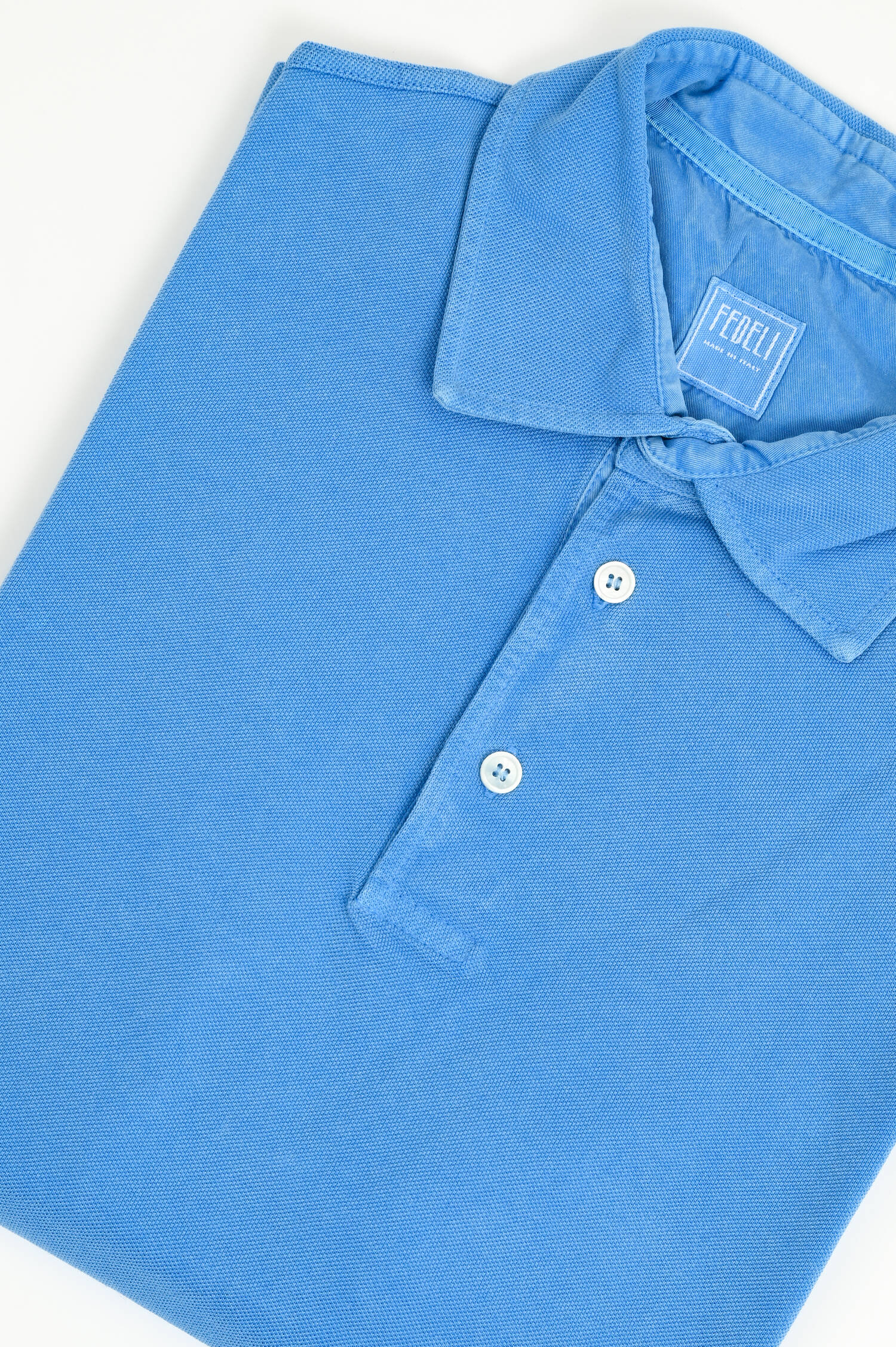 Polo-Shirt in Türkisblau