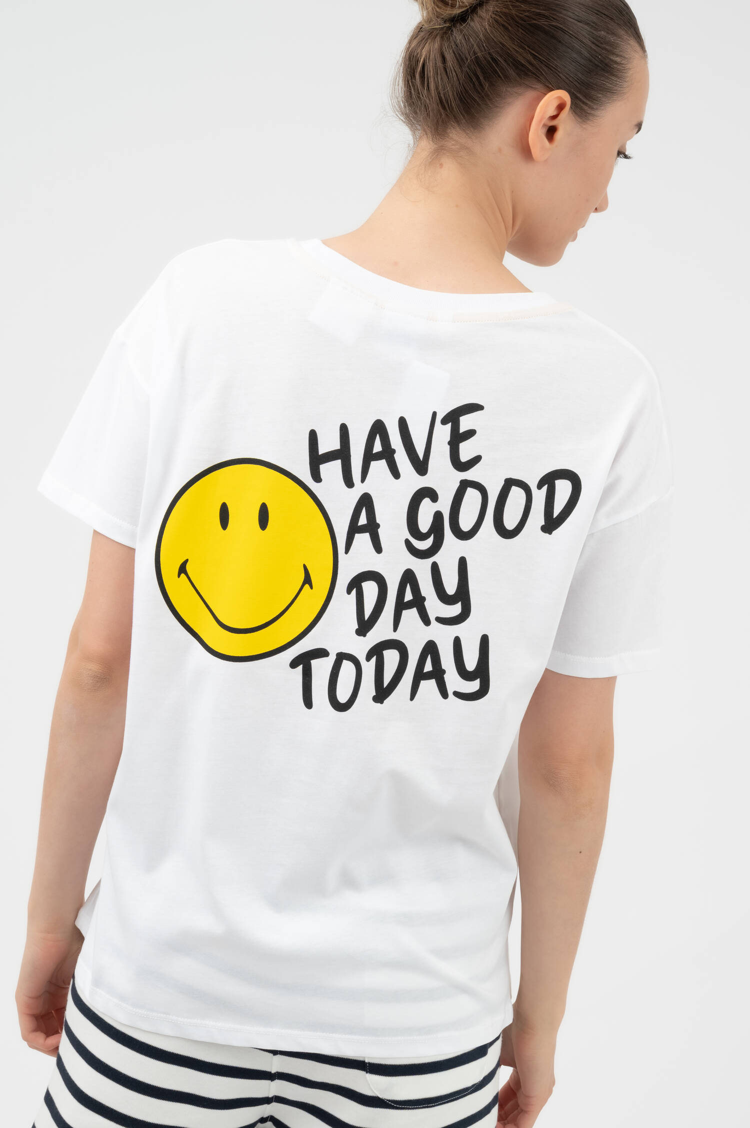 T-Shirt SMILEY in Weiß T-Shirt SMILEY in Weiß