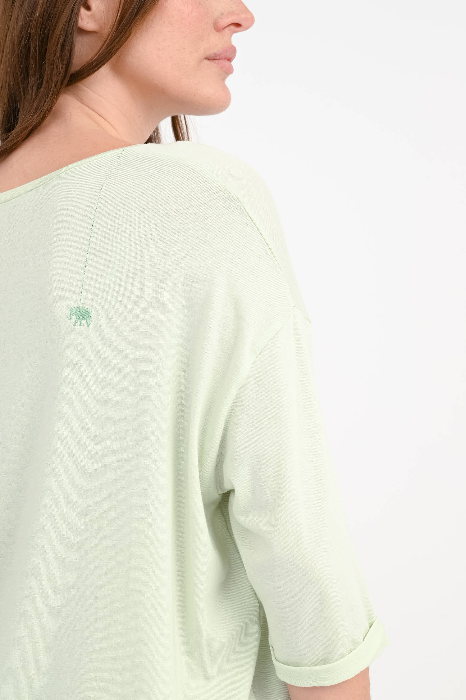Oversize-Shirt MOLA in Mint