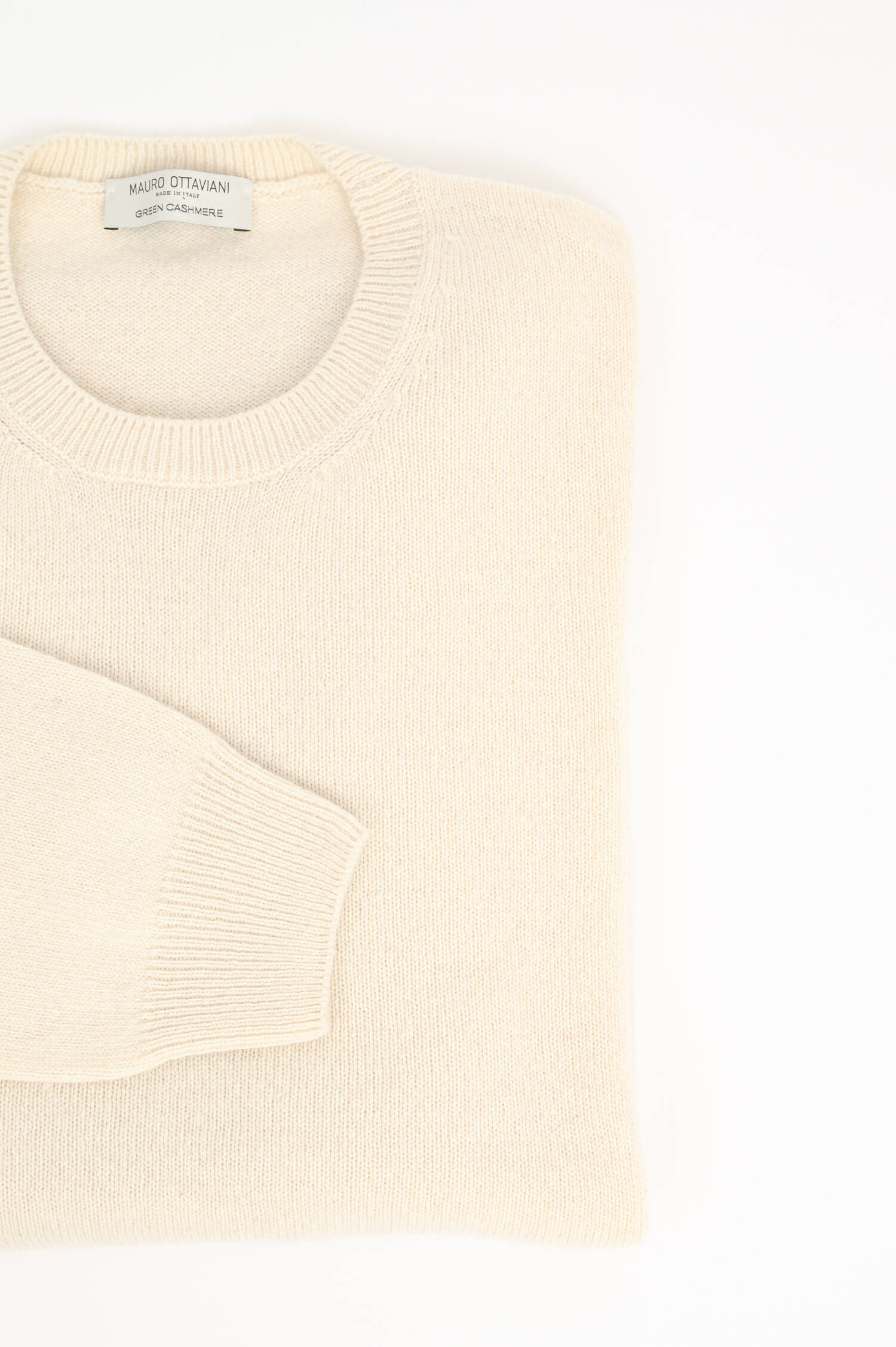 Pullover aus Cashmere-Woll-Mix in Creme