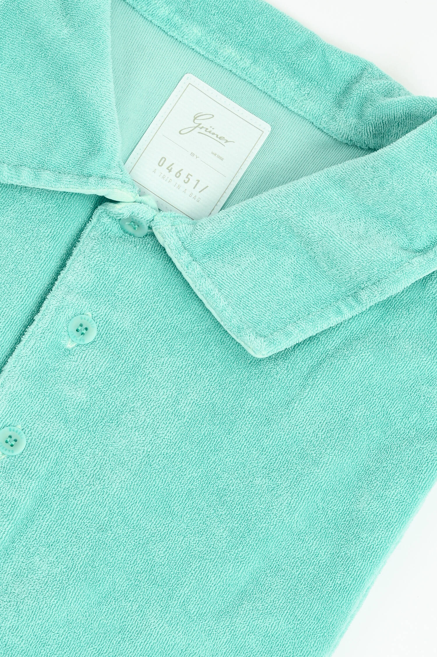 Poloshirt GRÜNER in Türkis Poloshirt GRÜNER in Türkis