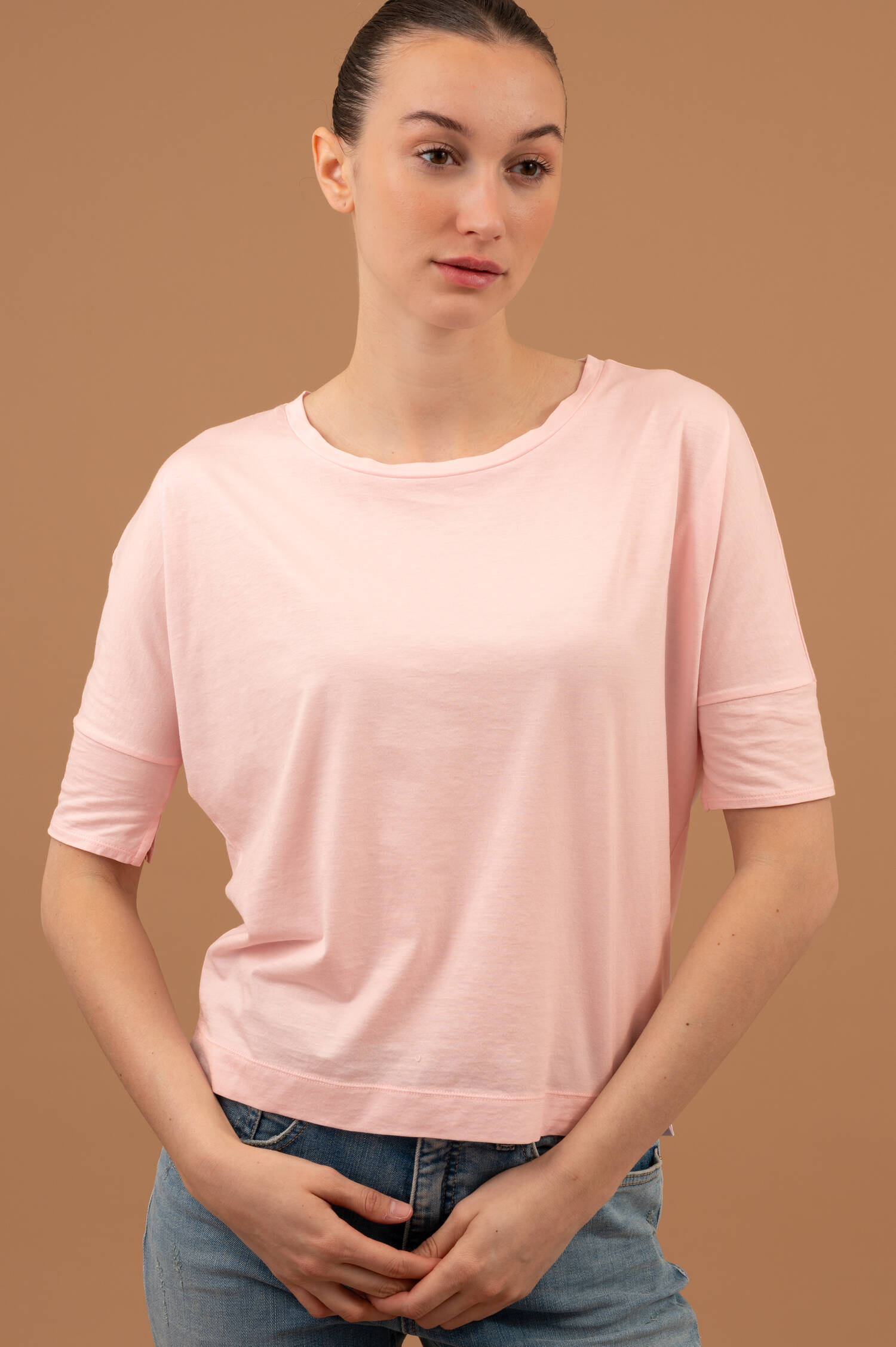 T-Shirt DAISY in Eisrosa