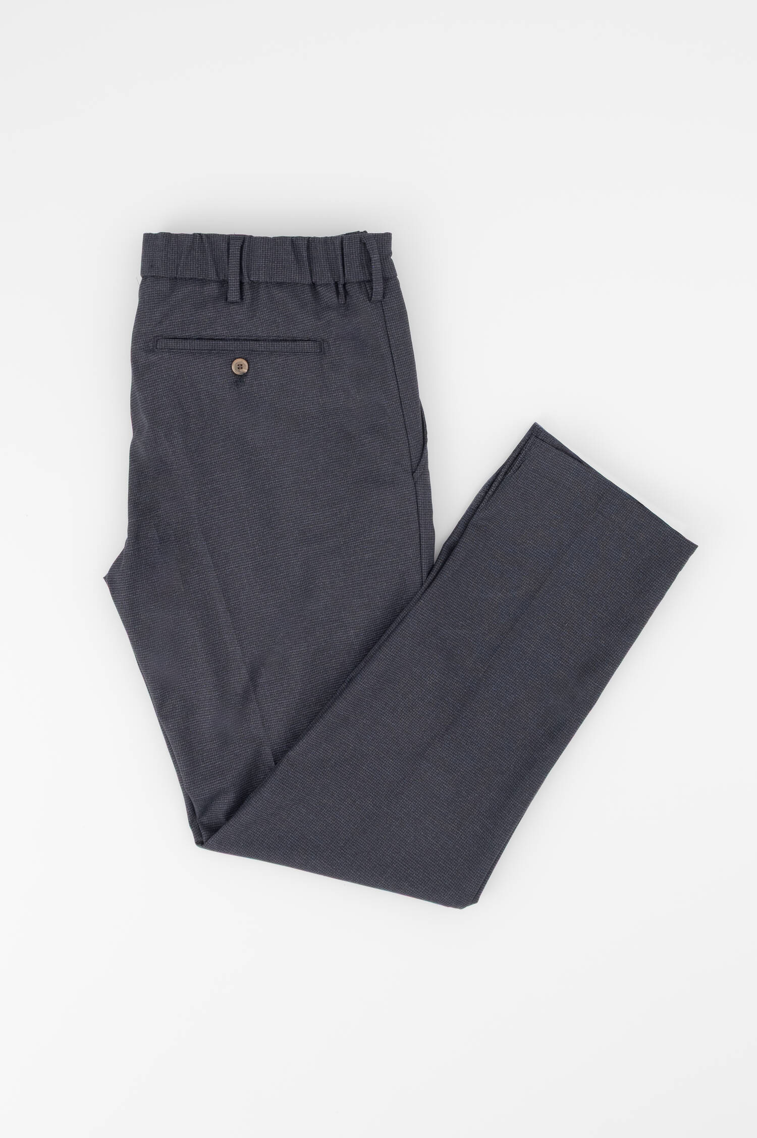 Flanell Hose mit Ziernaht in Grau Flanell Hose mit Ziernaht in Grau