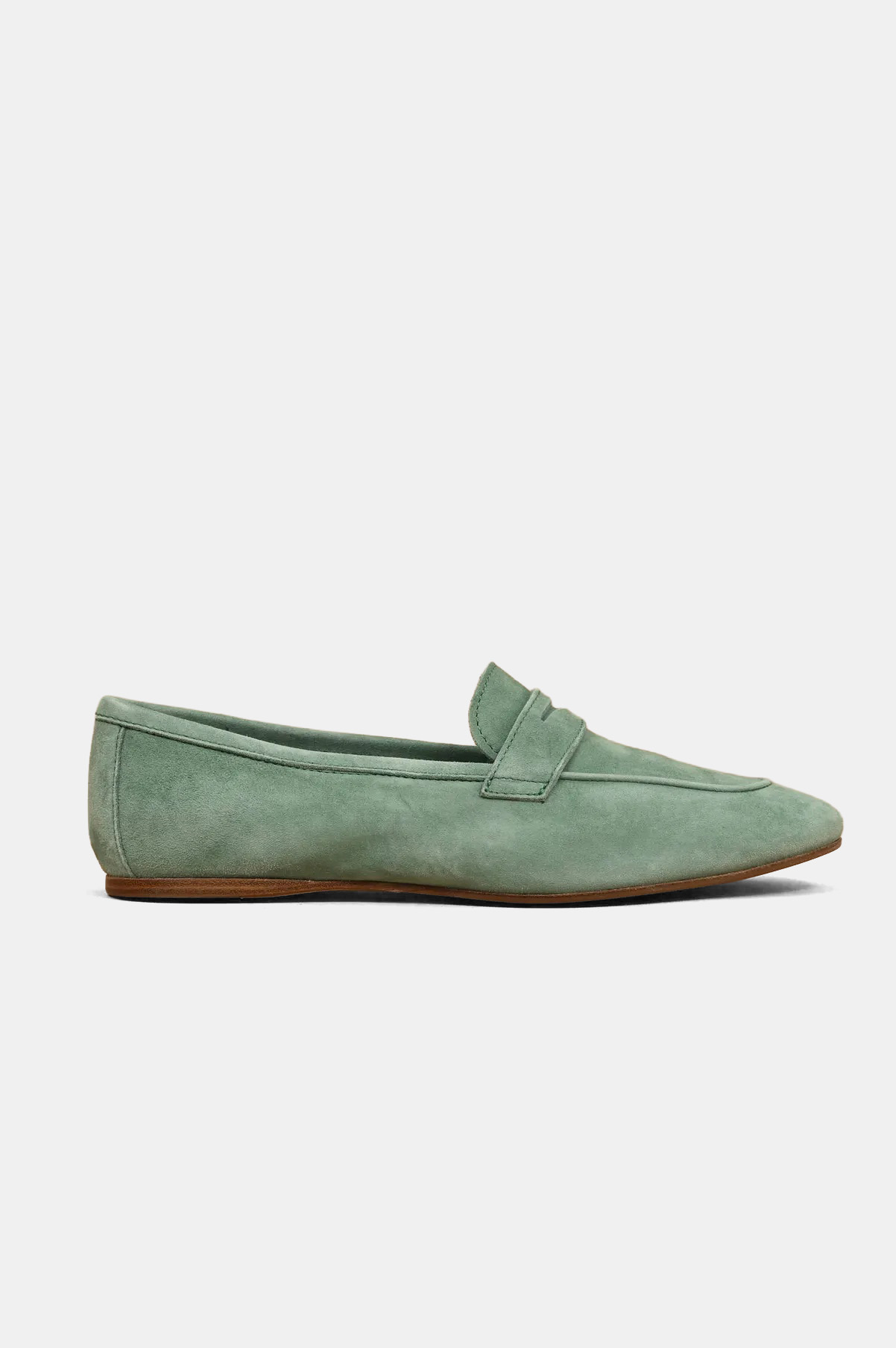 Veloursleder-Loafer in Aquamint Veloursleder-Loafer in Aquamint