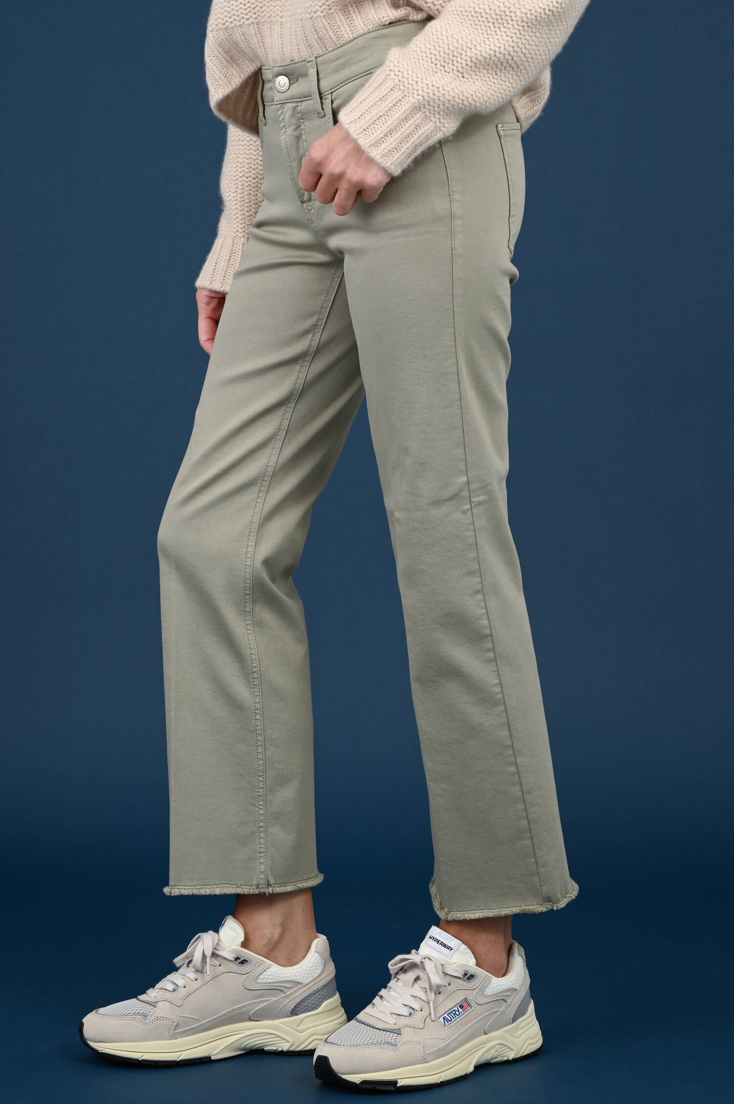 Jeans FRANCESCA in Oliv