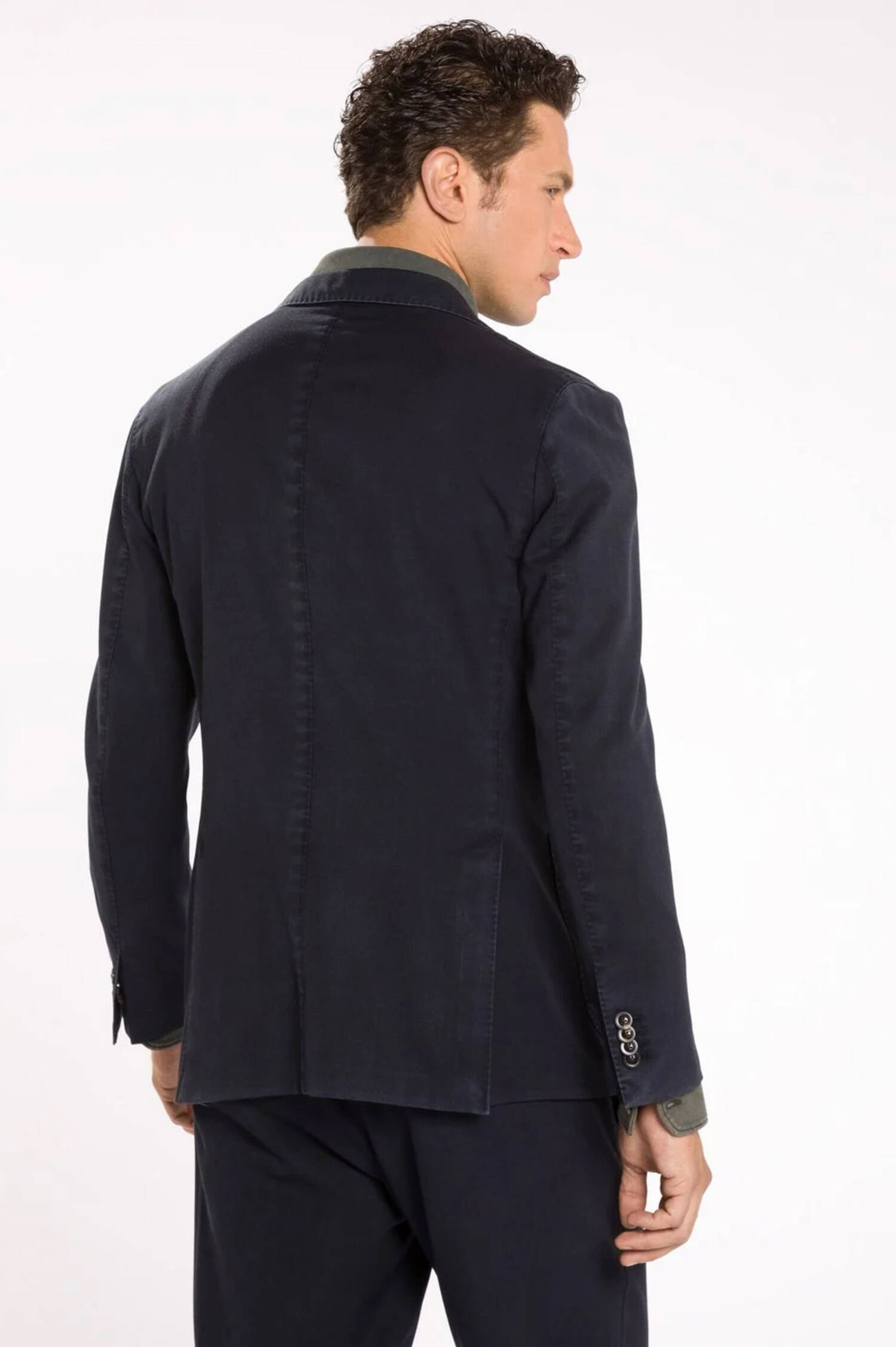 K-Jacket Anzug aus Wolle in Navy