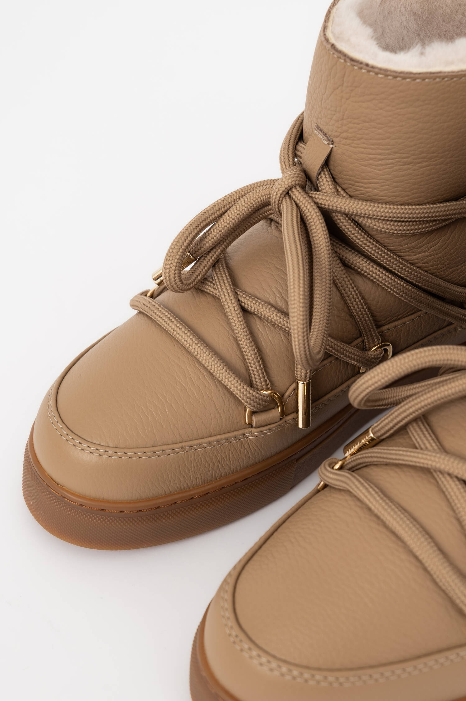 Winterlederschuhe FULL LEATHER in Beige