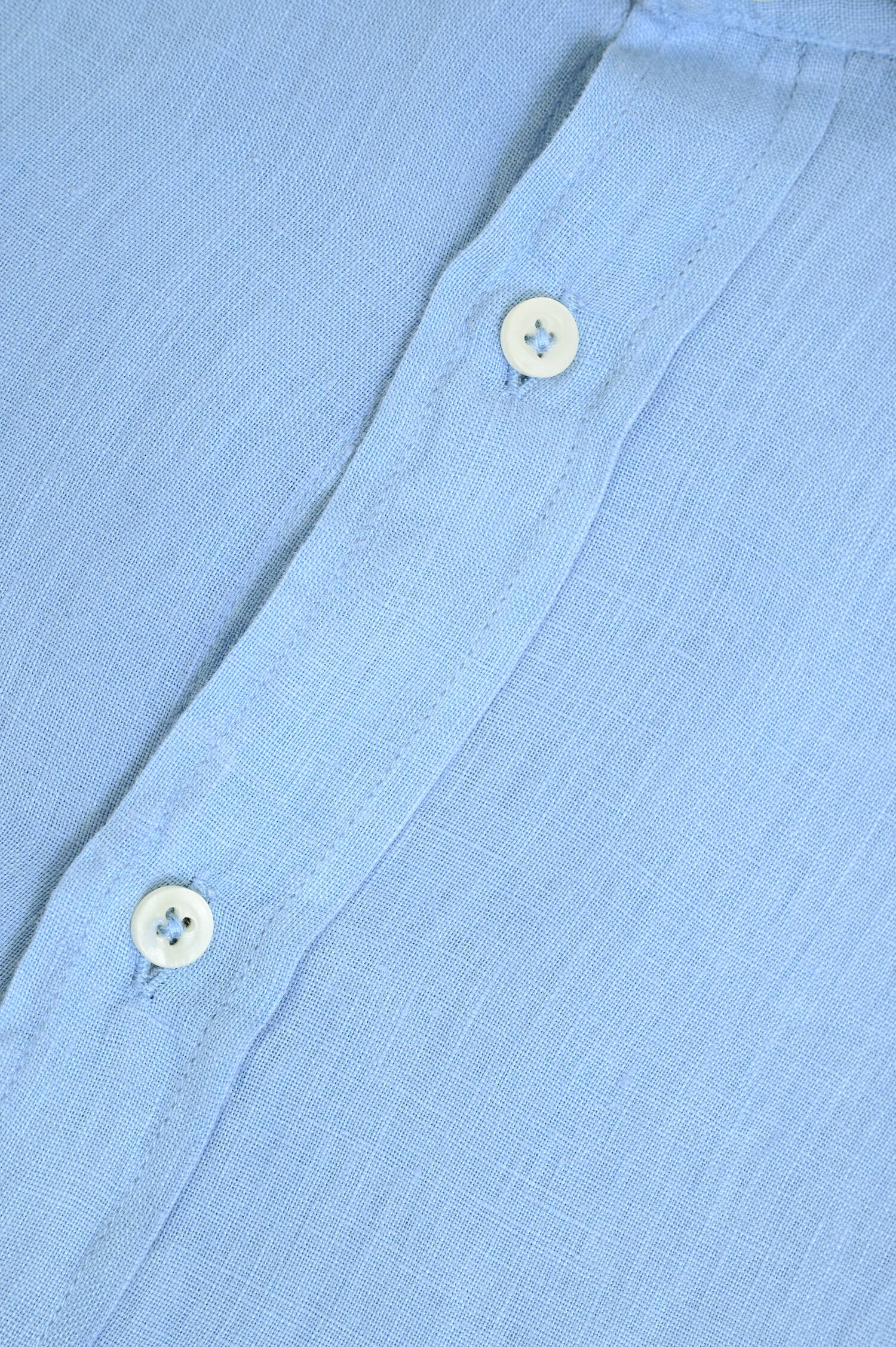 Leinenhemd in Graublau