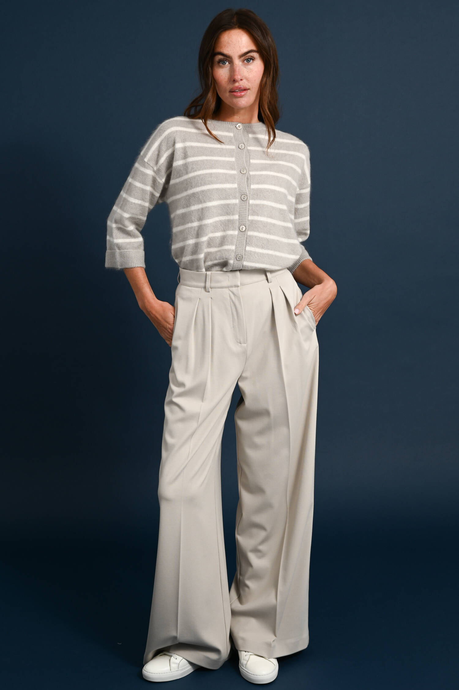 Jersey Hose GINNICO in Sand