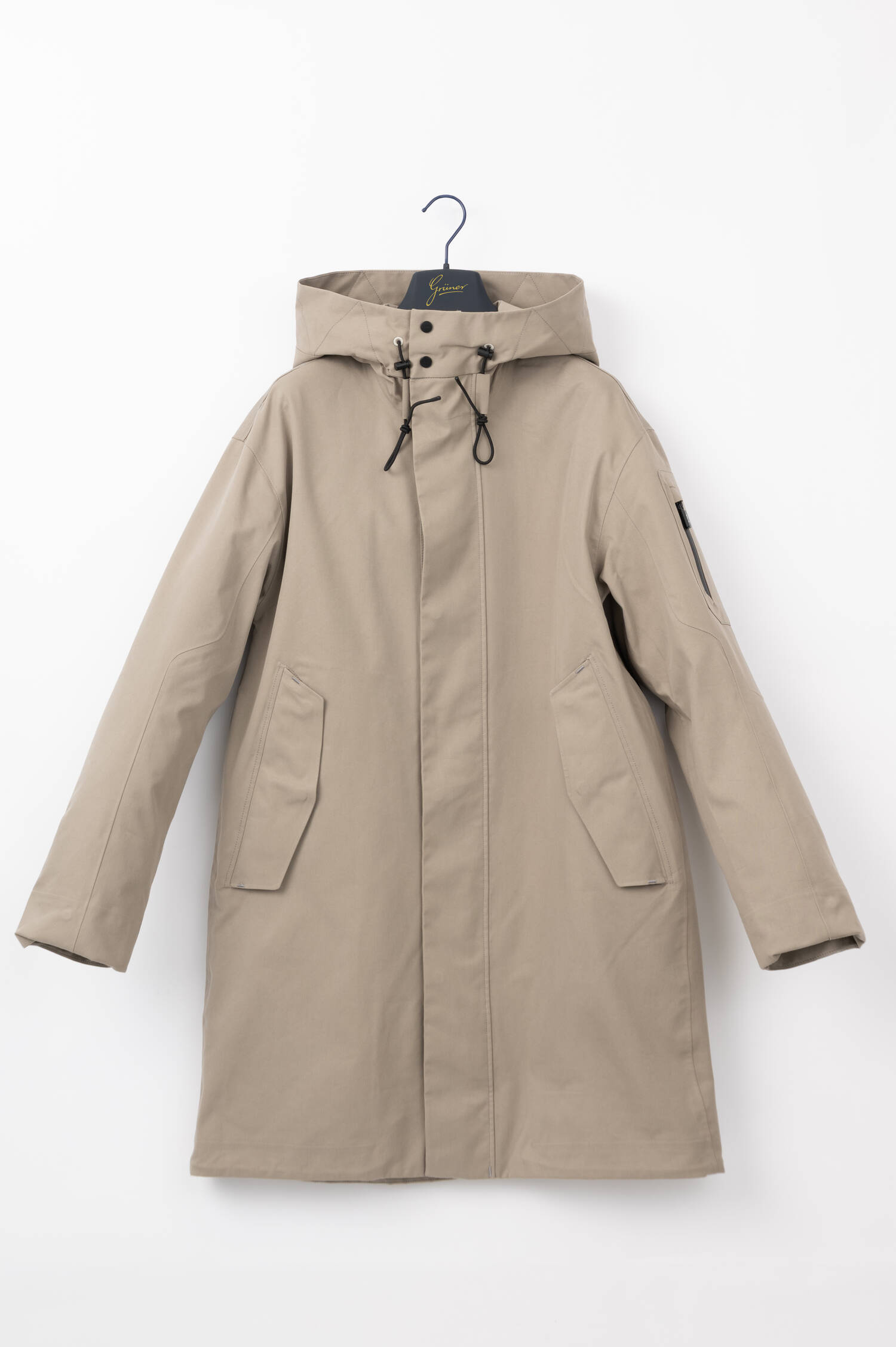 Parkamantel in Khaki