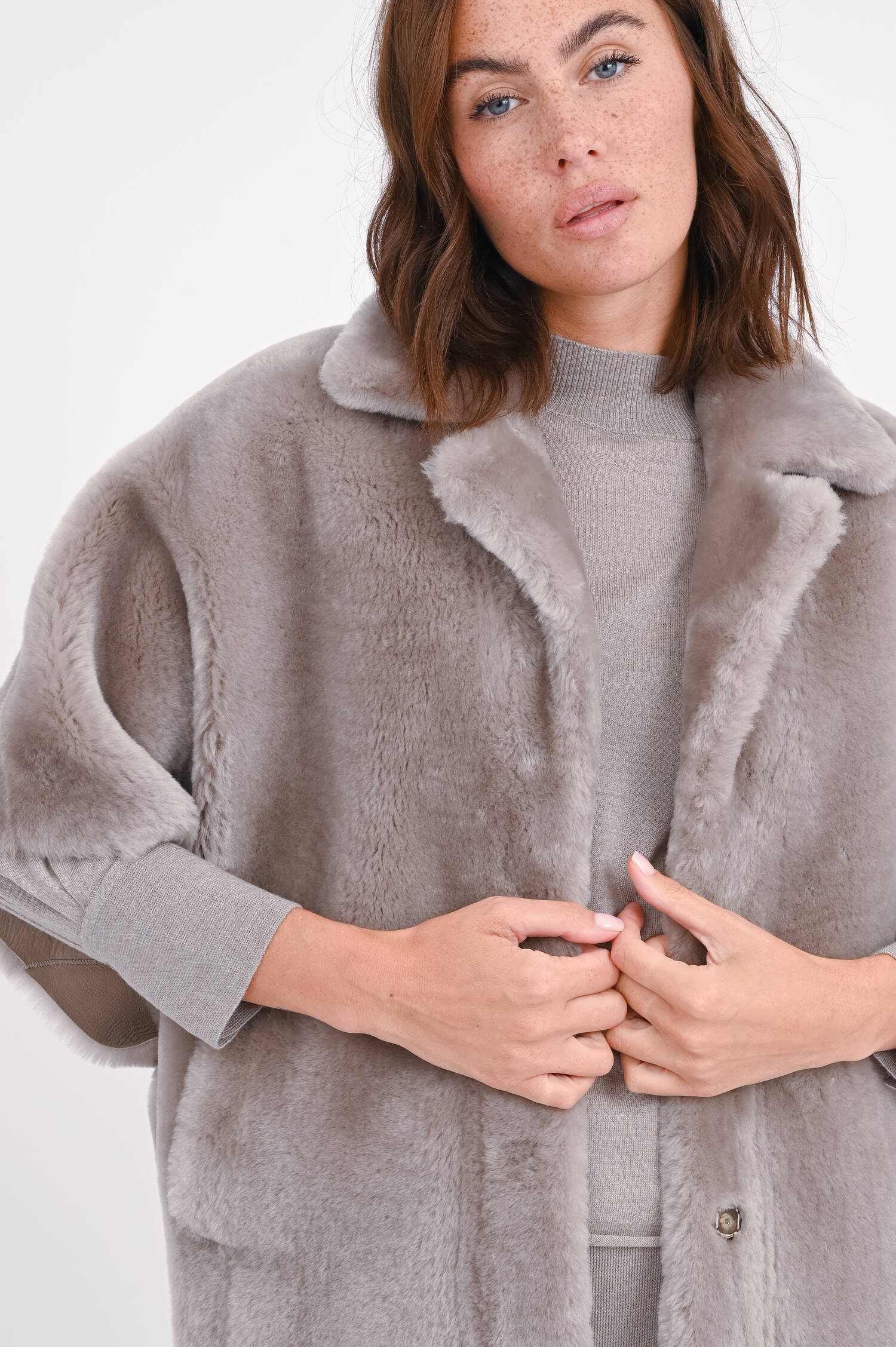 Wendejacke SANDRA STRAIGHT in Taupe Wendejacke SANDRA STRAIGHT in Taupe