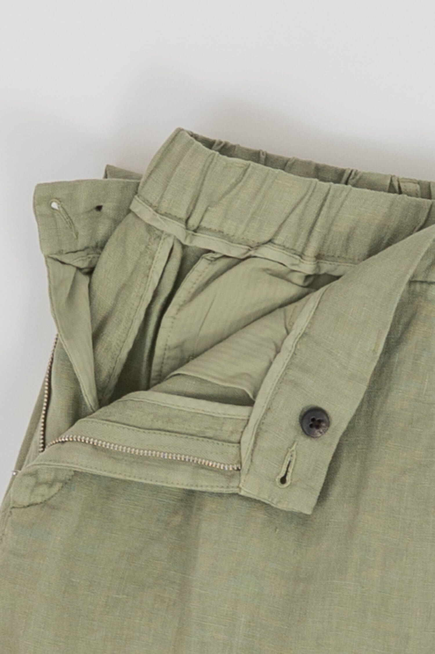 Hose LINEN PANTS in Sagegrün