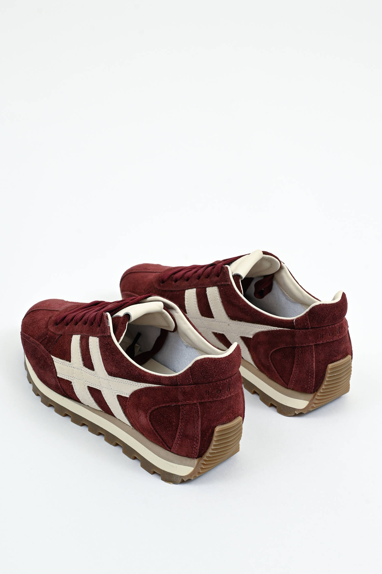 Sneaker ALLACCIATO H671 in Bordeaux