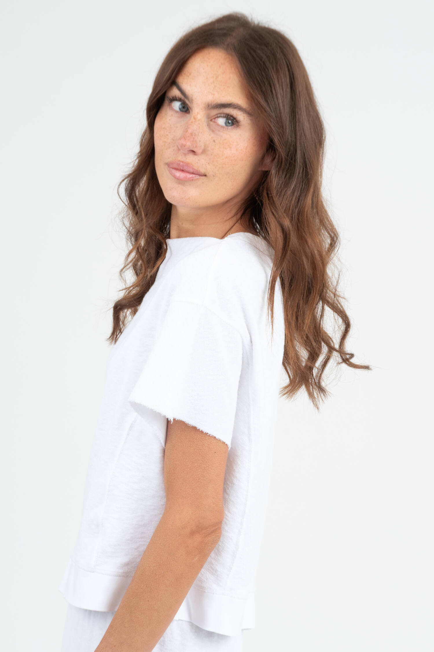 Frottee Shirt TARTU in Weiß Frottee Shirt TARTU in Weiß