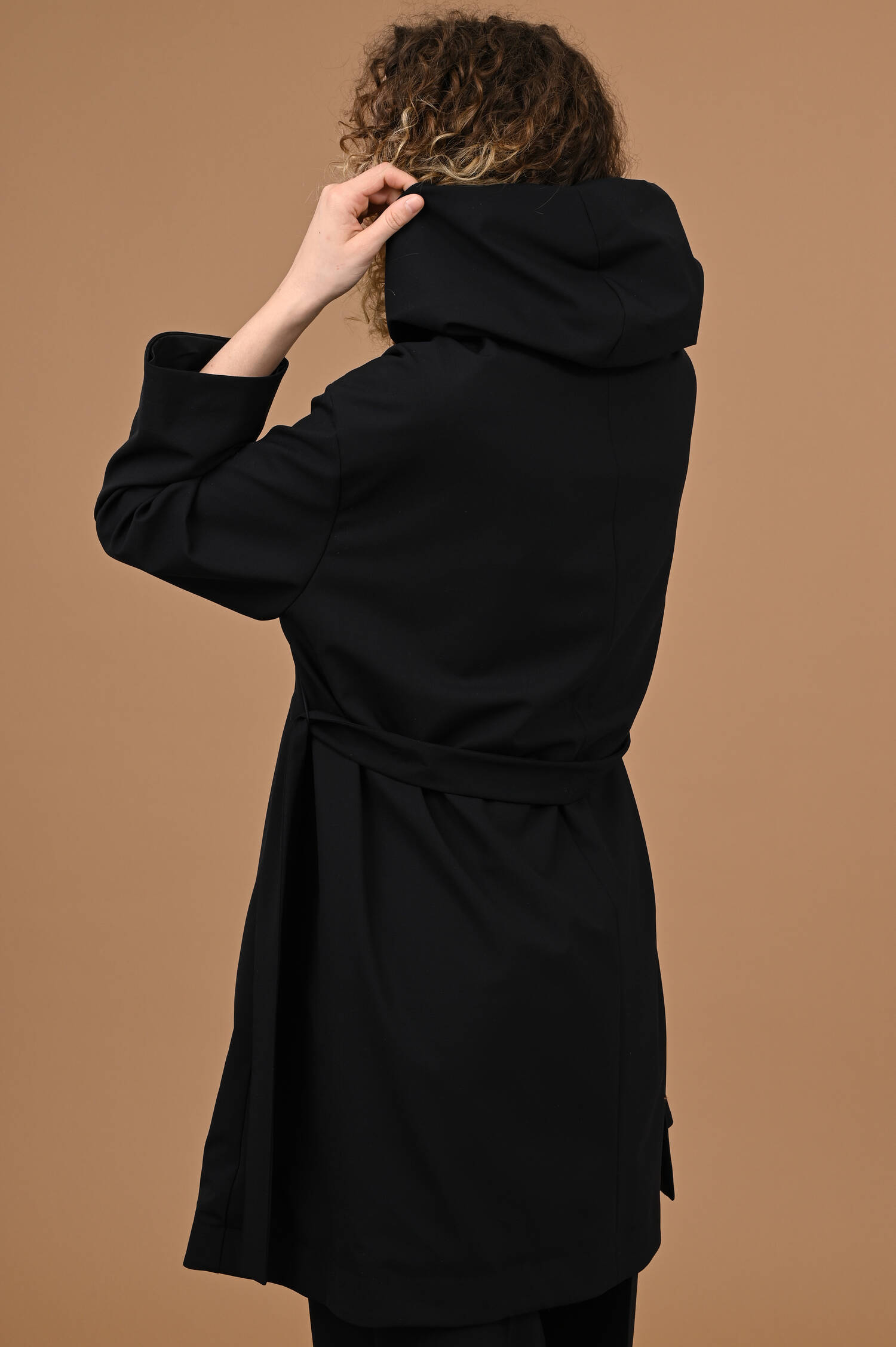 Wendbarer Leichter Kapuzenmantel in Navyblau