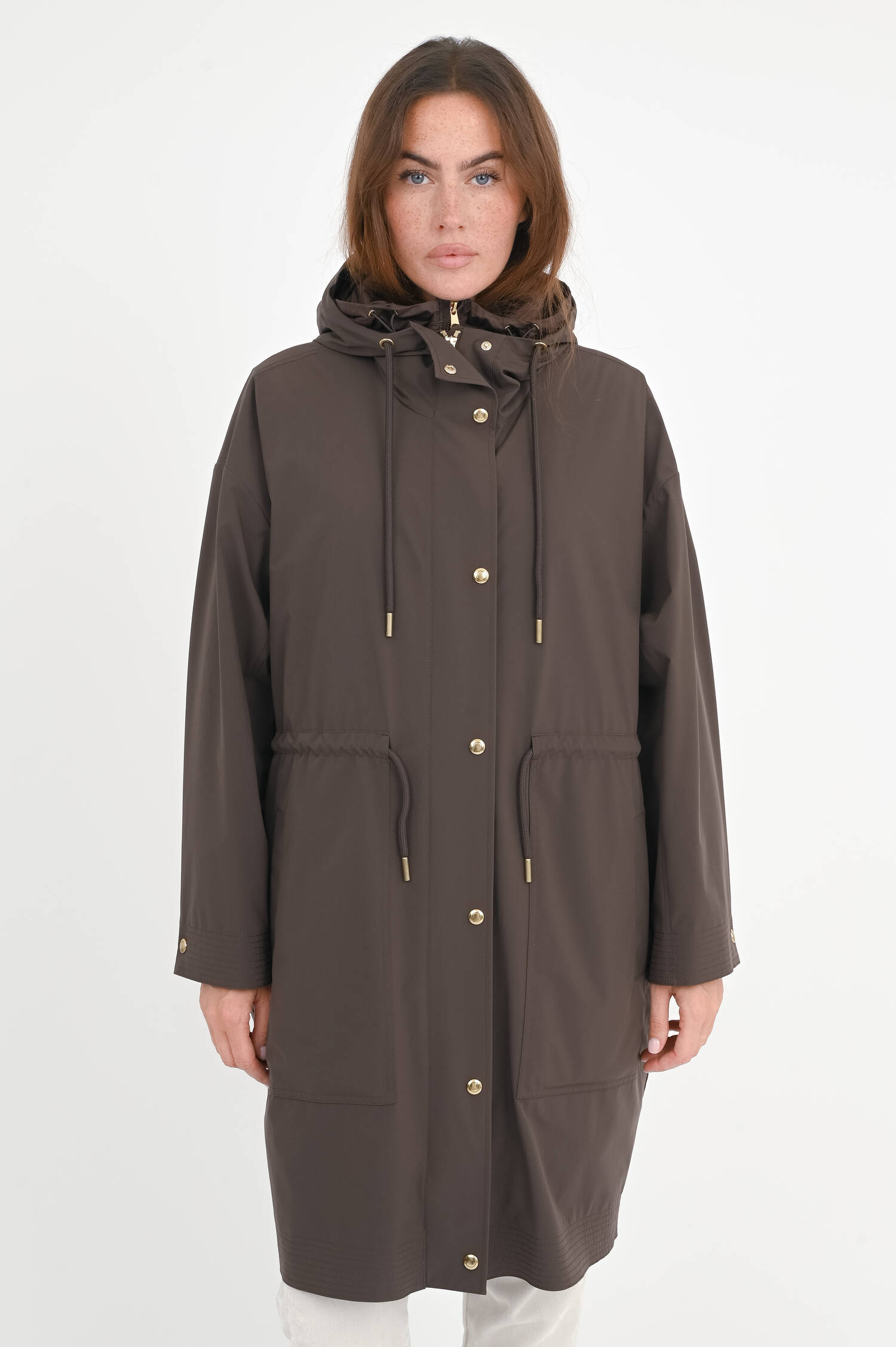 Daunenparka SAINBEL 2-in-1-Modell in Chocolate