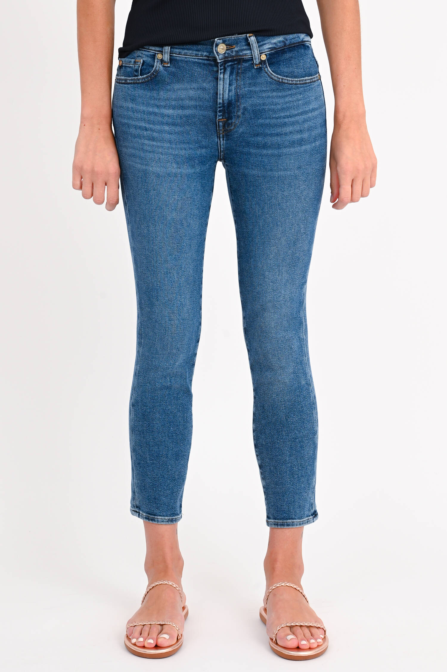 Jeans ROXANNE ANKLE in Mittelblau Jeans ROXANNE ANKLE in Mittelblau