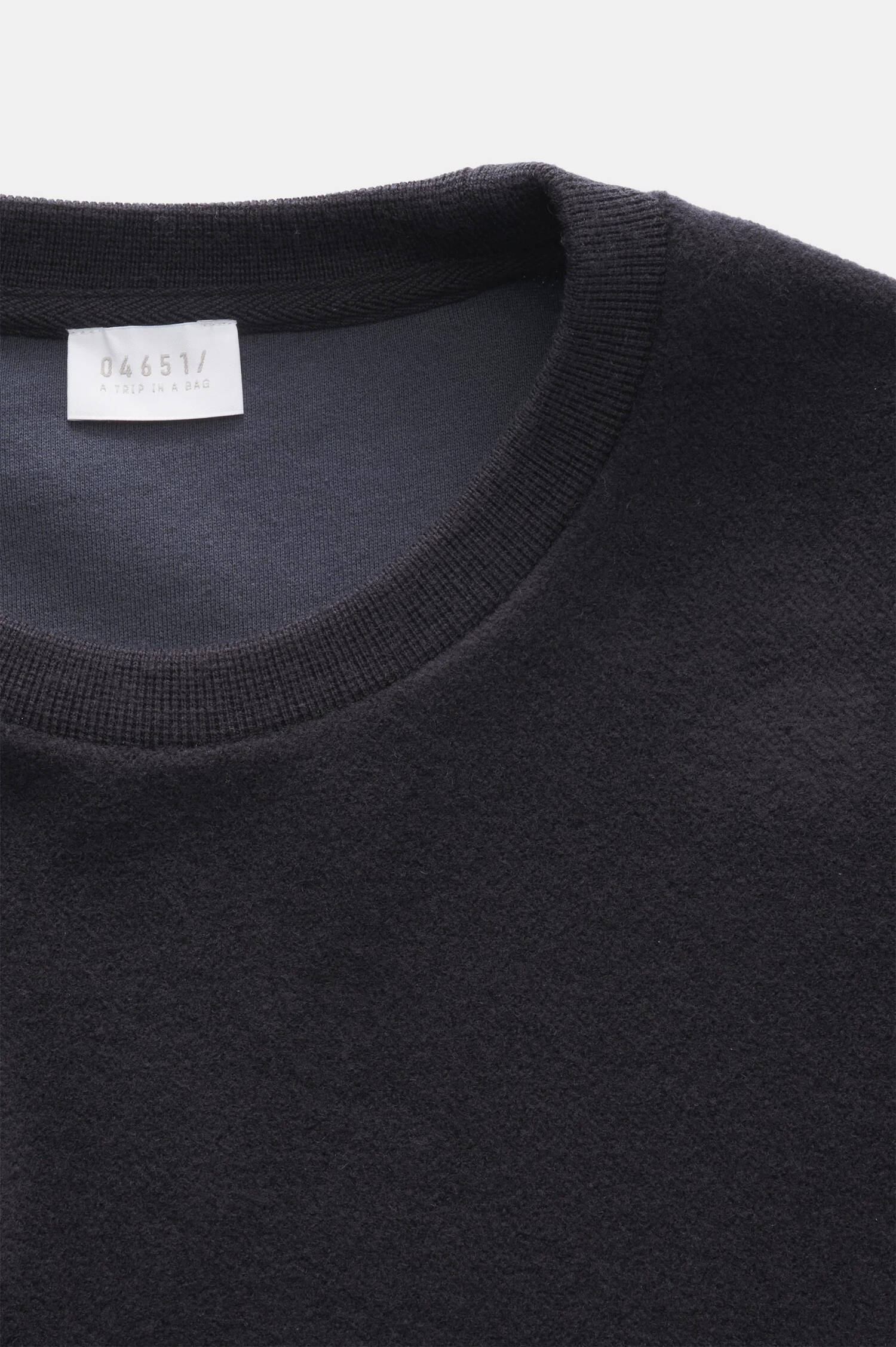 Woll-Baumwoll Pullover in Navy Woll-Baumwoll Pullover in Navy