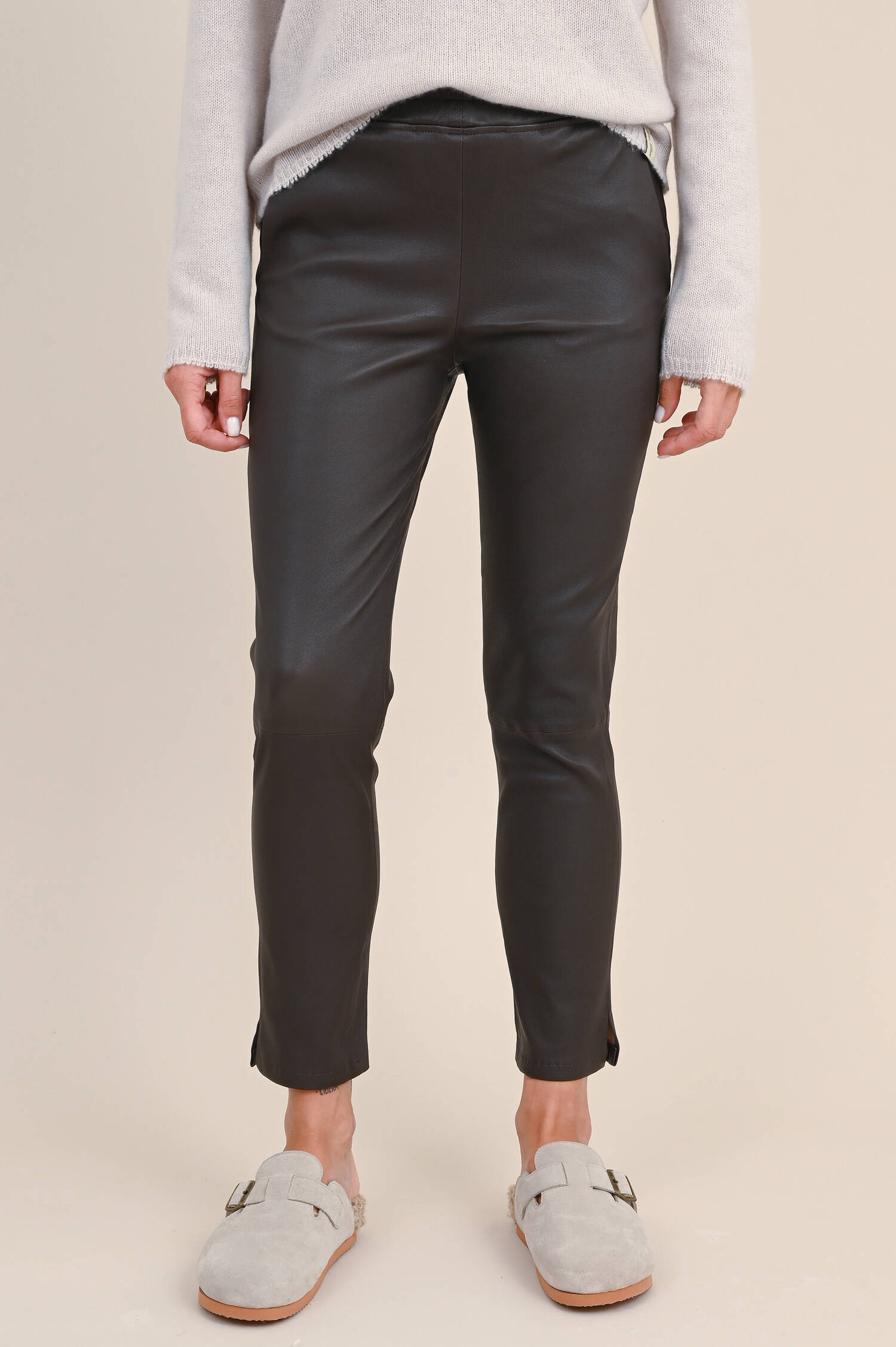 Lederhose PROVENCE in Dunkelbraun