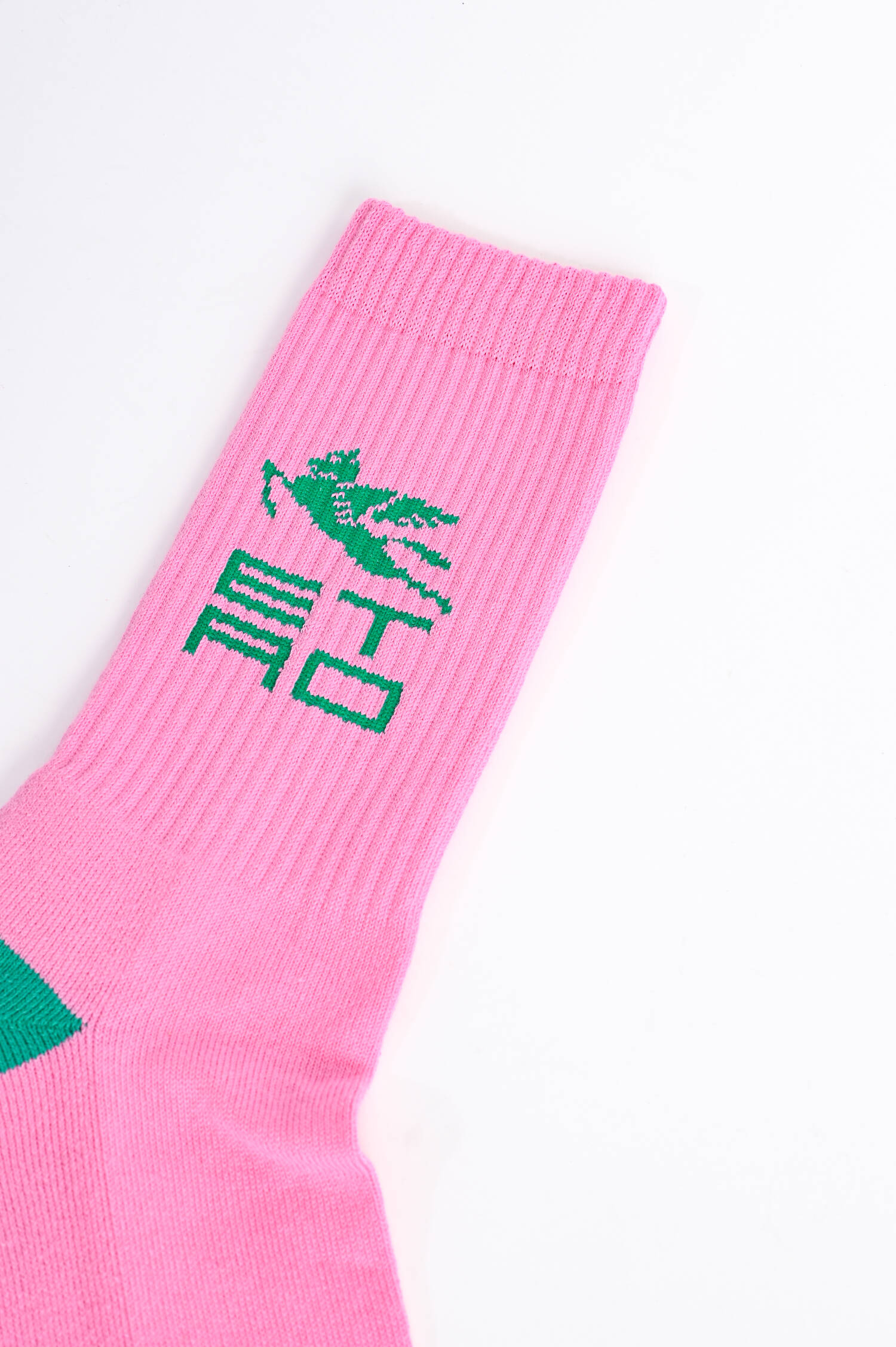 Strümpfe mit Logo-Detail in Rosa/Türkis