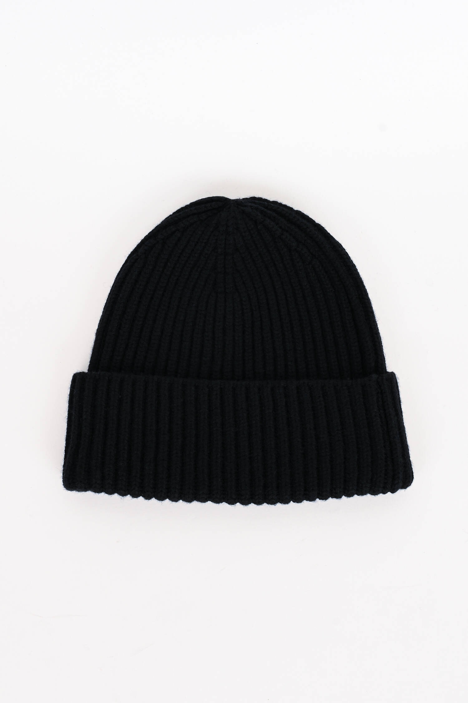 Midi-Mütze BARI aus Cashmere in Schwarz