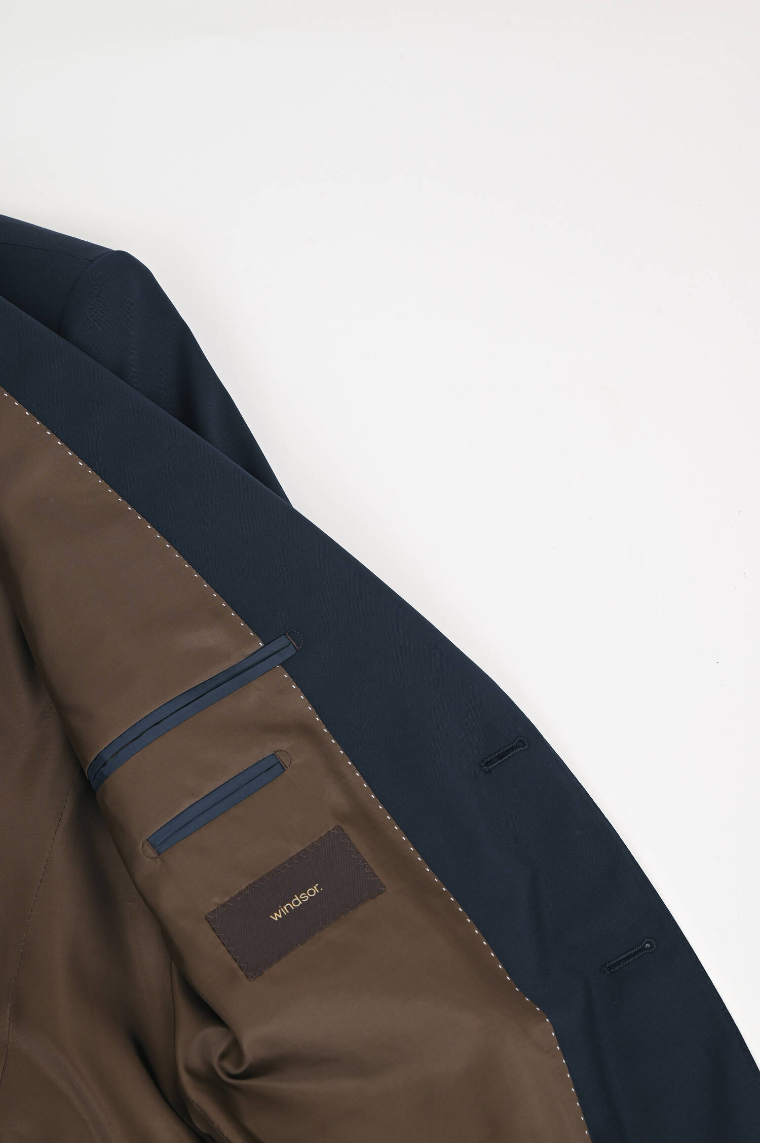 Sakko SERA aus Schurwolle in Navy