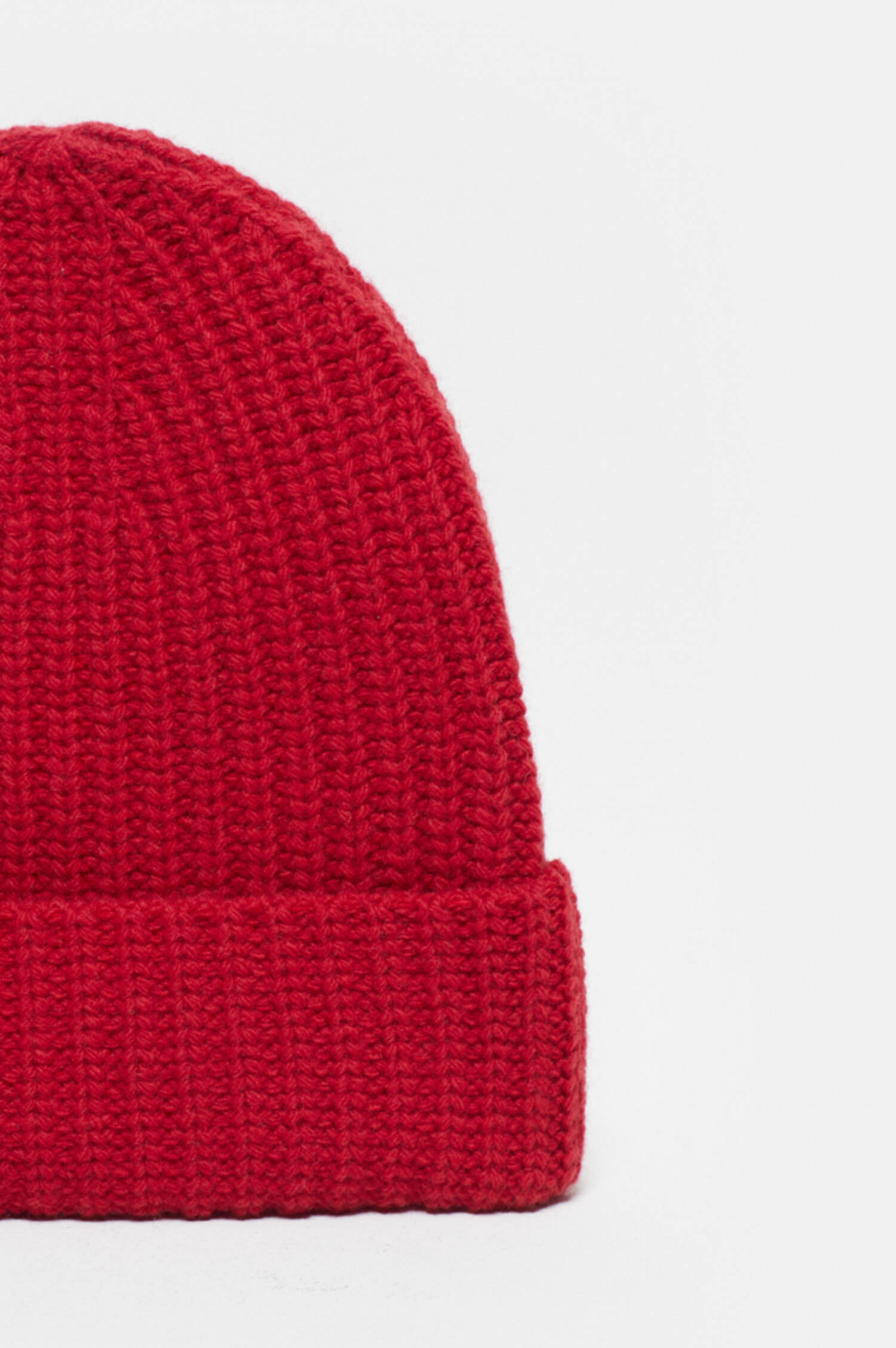 Mütze aus Wolle in Rot Mütze aus Wolle in Rot