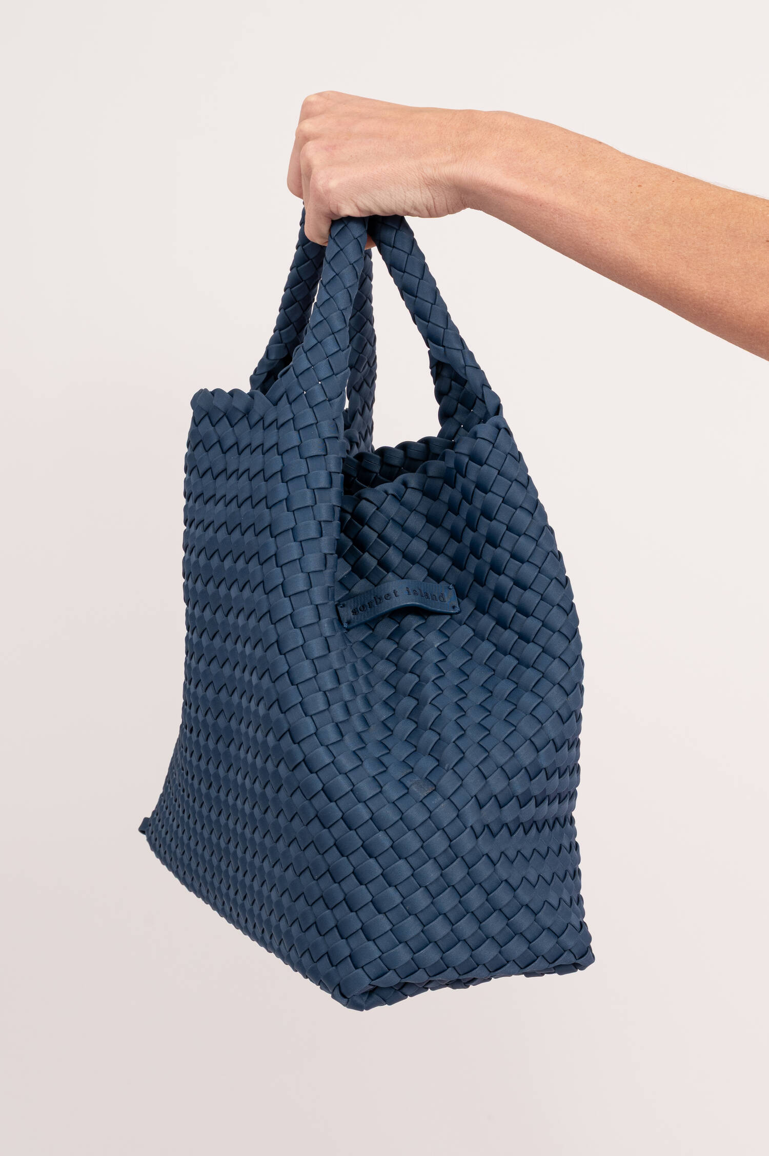 Neopren Tote Bag in Navy