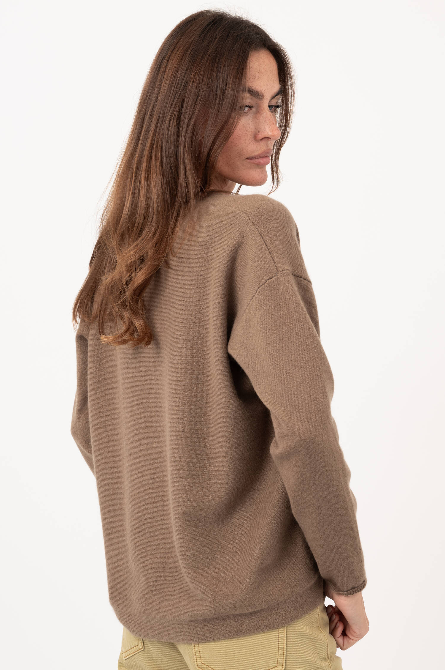 Cashmere-Cardigan in Braun Cashmere-Cardigan in Braun
