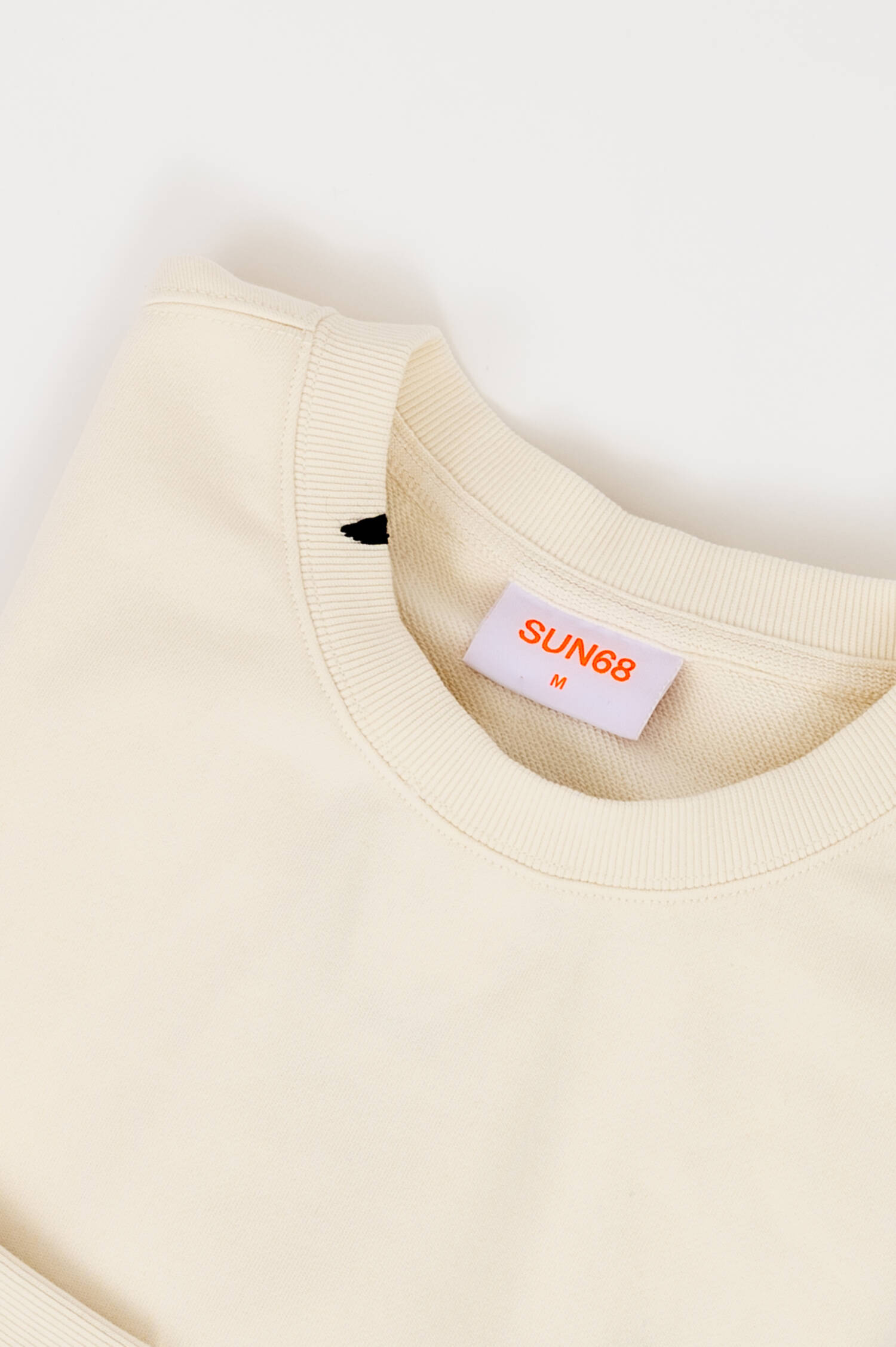 Sweater mit Stick in Creme