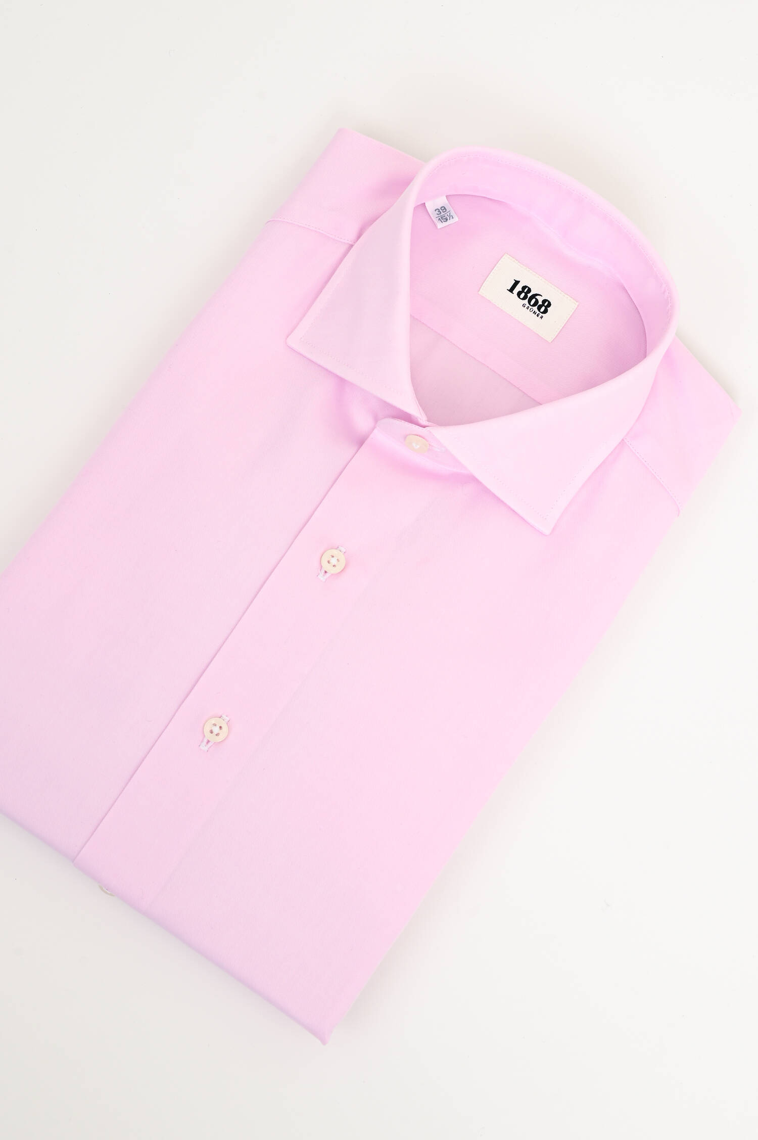 Twill-Hemd in Rosa