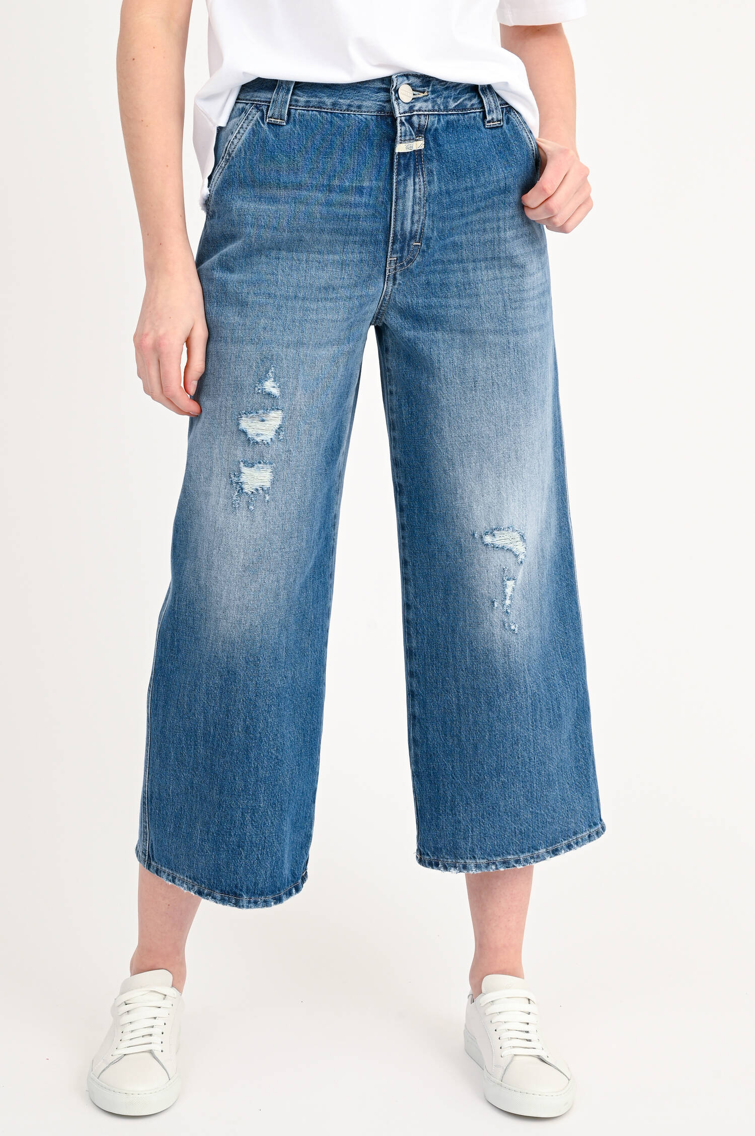 Wide Fit Jeans MELFORT in Mittelblau Wide Fit Jeans MELFORT in Mittelblau
