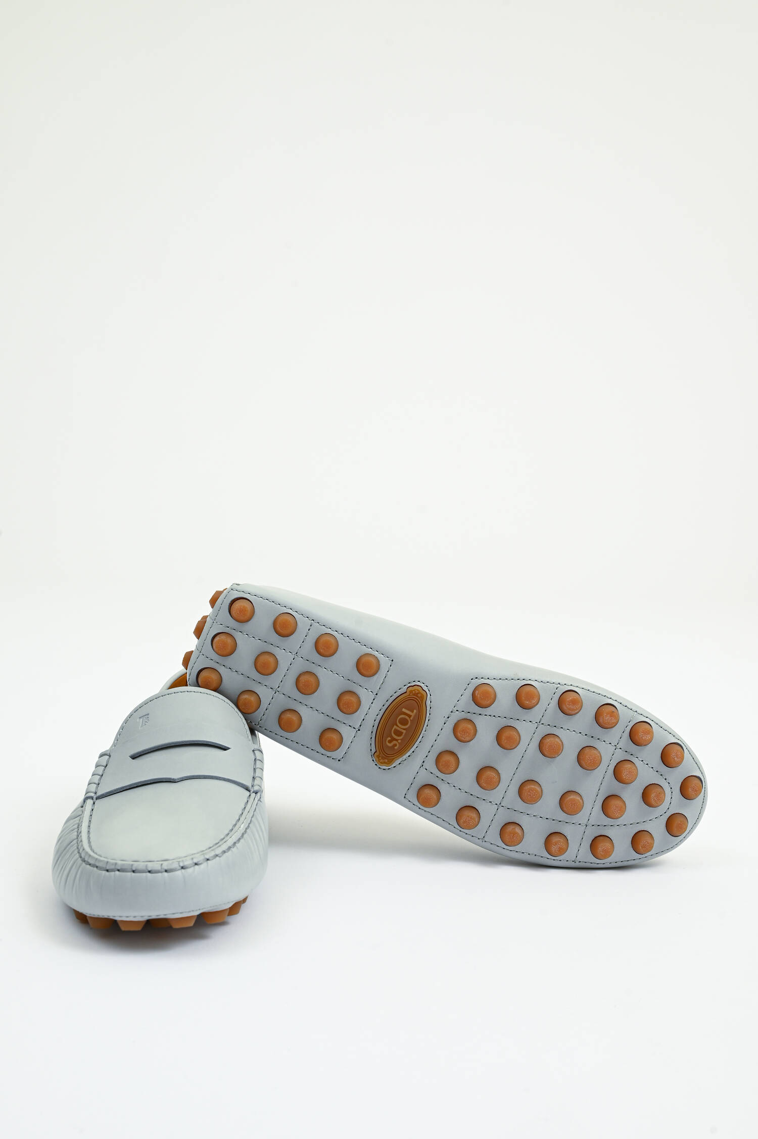 Mokkasin in Graublau