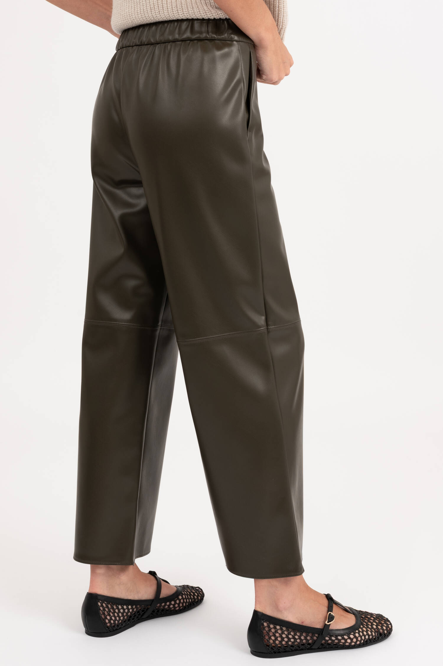 Kunstleder Culotte in Dunkelgrün Kunstleder Culotte in Dunkelgrün