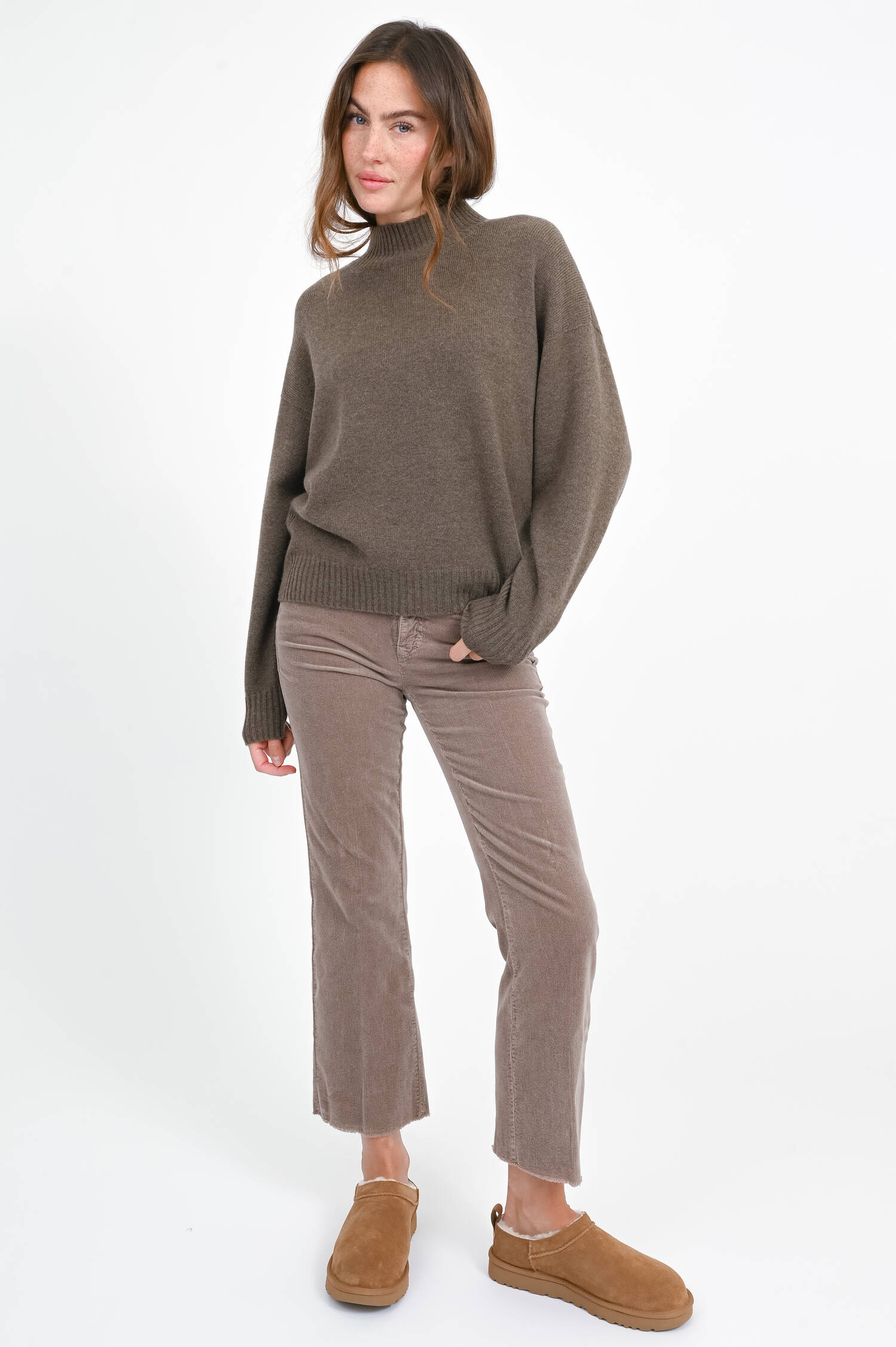 Cordhose FRANCESCA in Latte