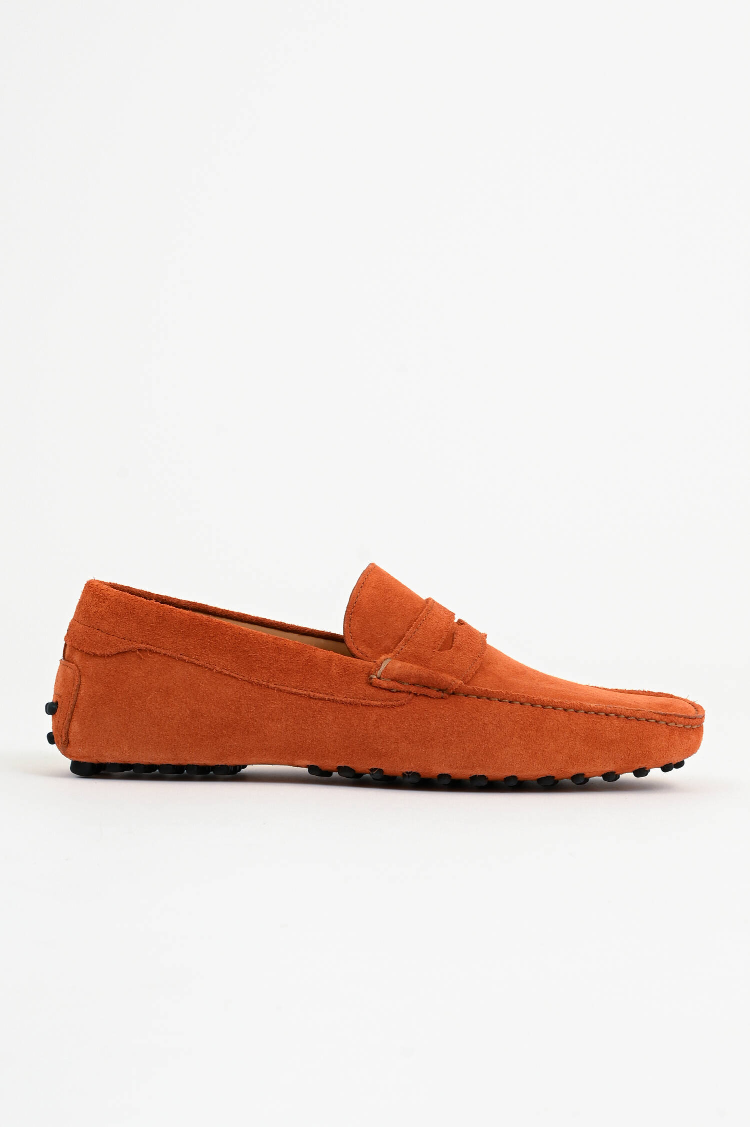 Mokassins aus Veloursleder in Burnt Orange Mokassins aus Veloursleder in Burnt Orange