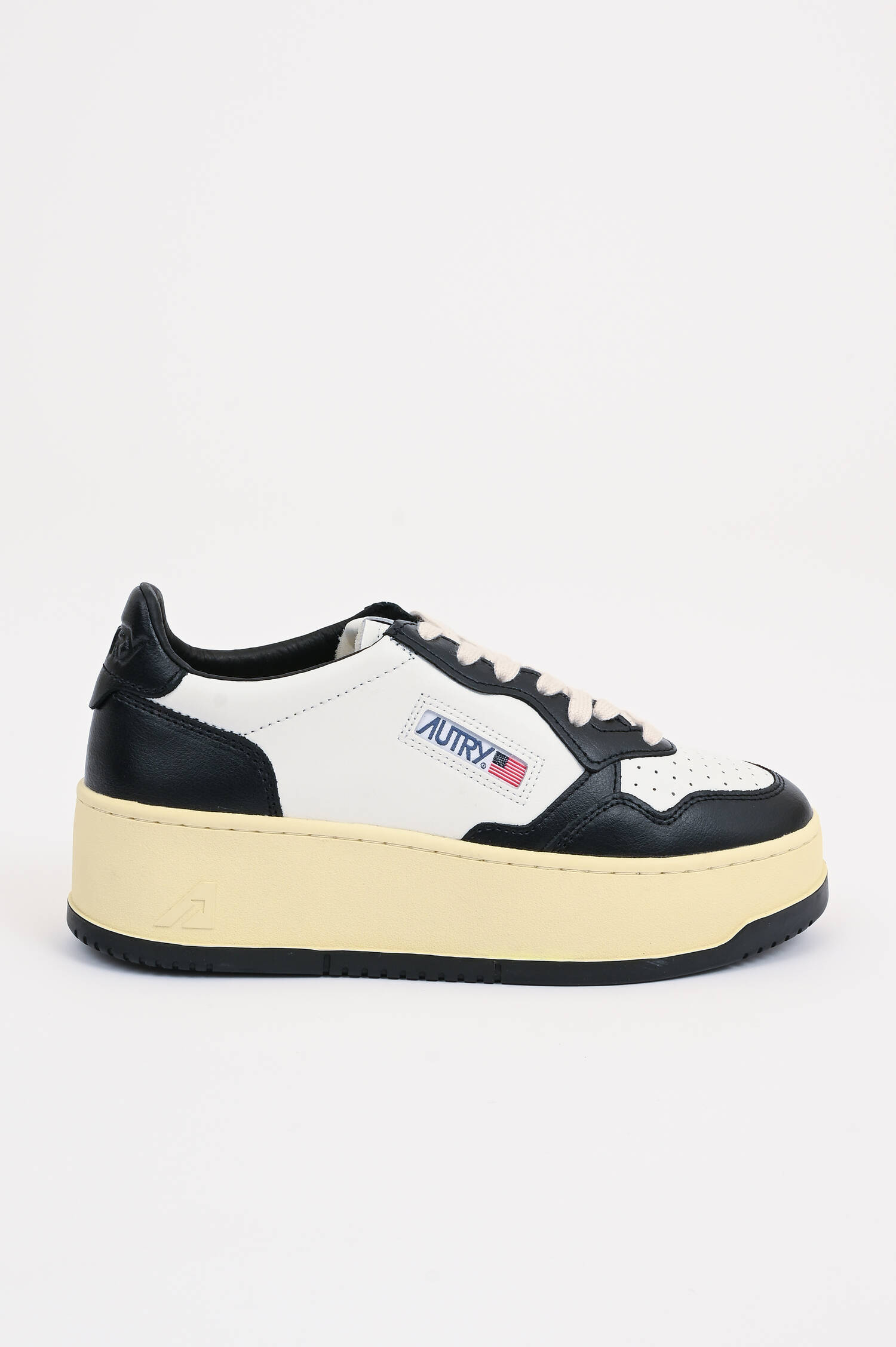 Sneaker PLATFORM LOW in Schwarz/Weiß