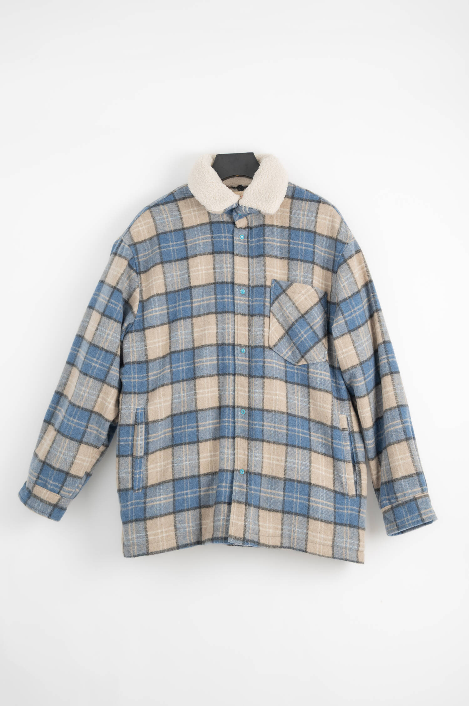 Teddy-Flanell-Jacke OAKLEY in Blau