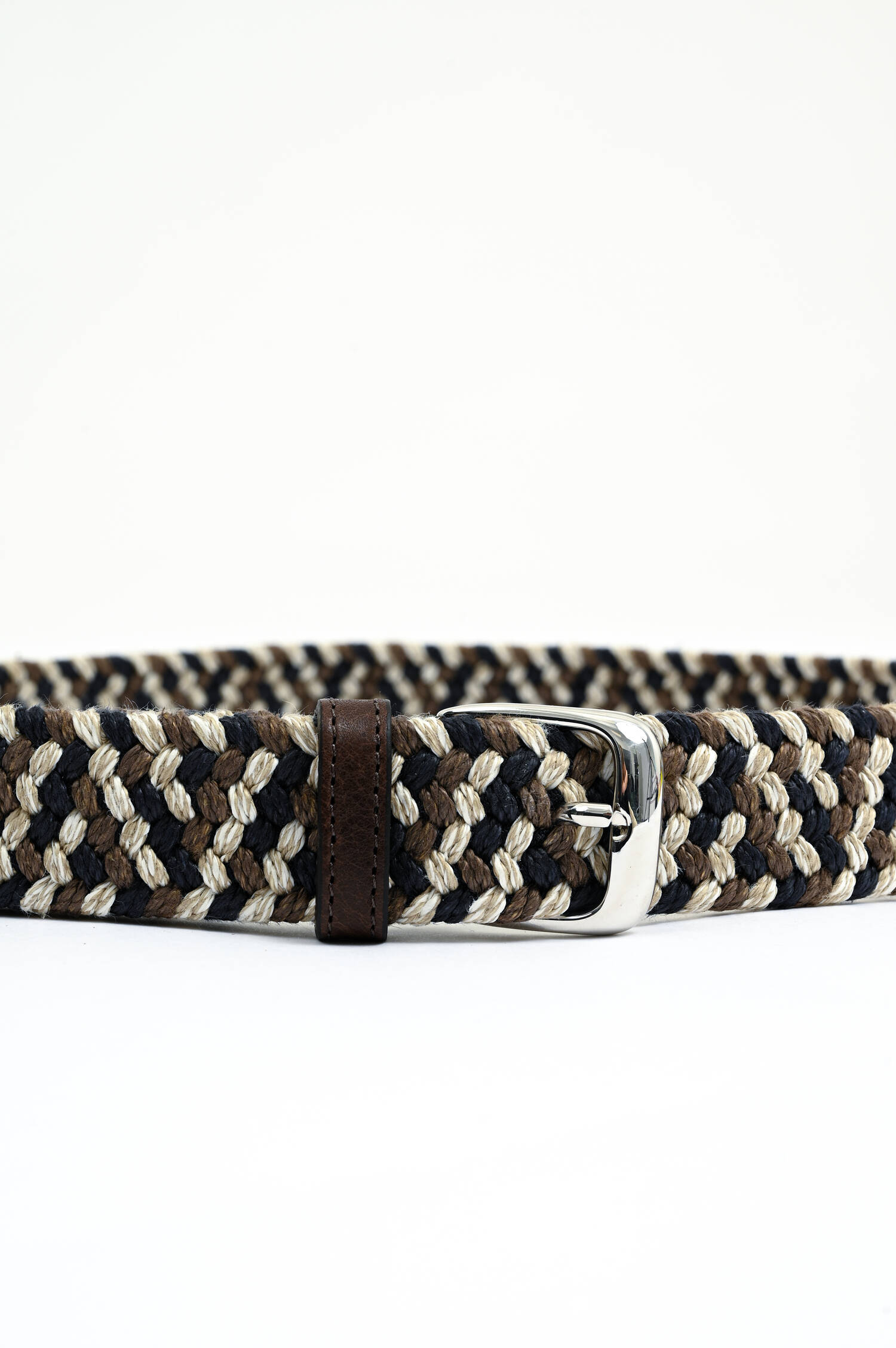 Flechtgürtel in Navy/Beige/Creme Flechtgürtel in Navy/Beige/Creme