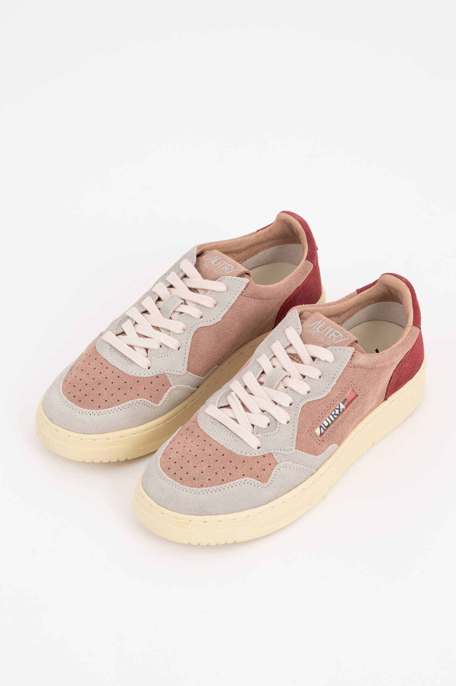 Suede Sneaker MEDALIST LOW in Rosa/Grau
